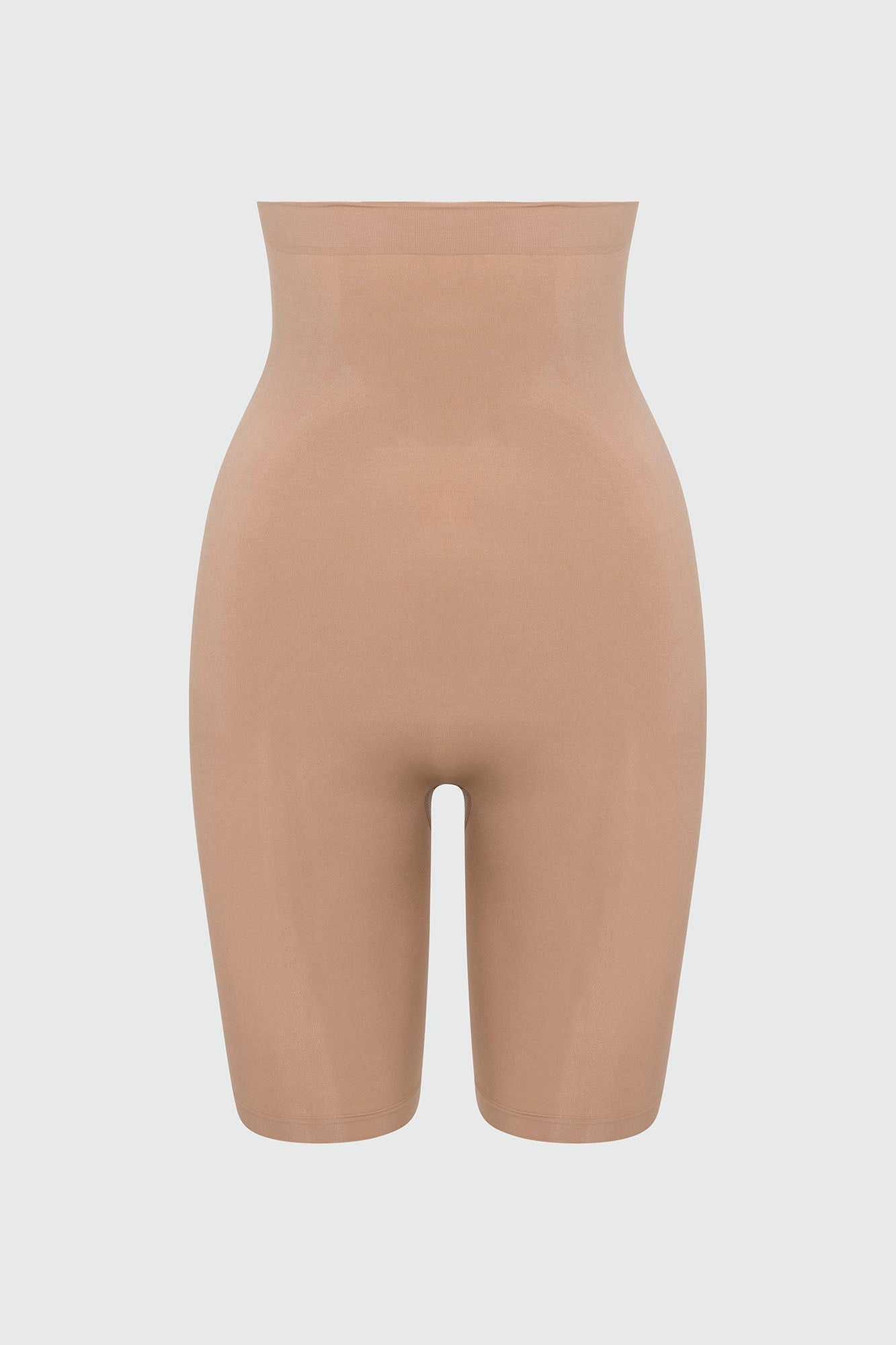 Nova Sculpt Seamless Strong Compression High Waisted Thigh Shaper - Nude