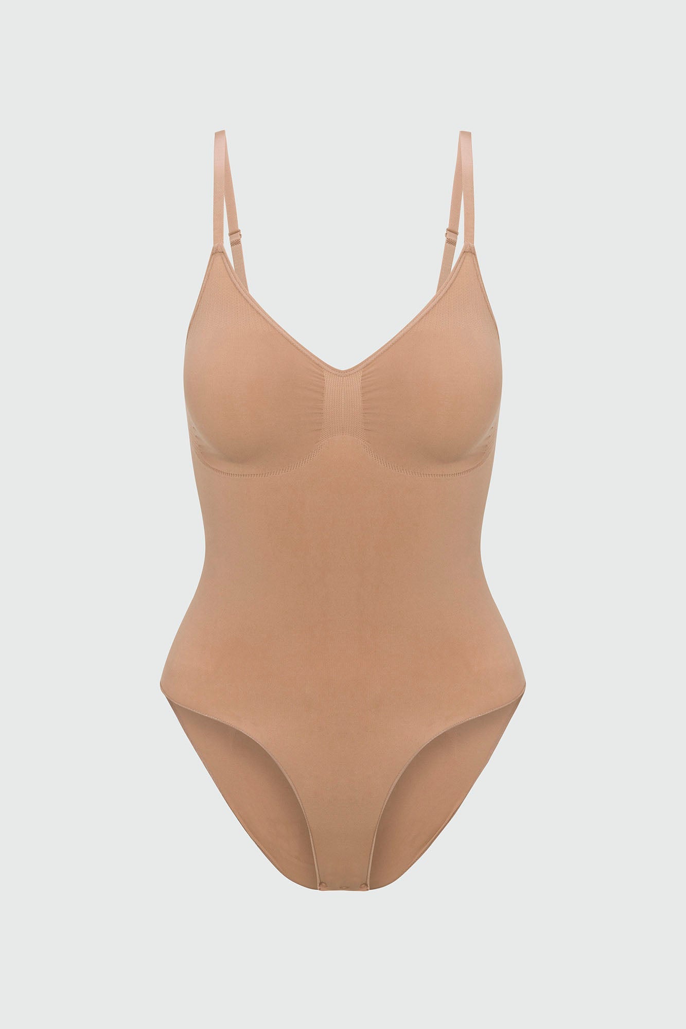 Nova Sculpt Seamless Strong Compression Brief Bodysuit - Nude