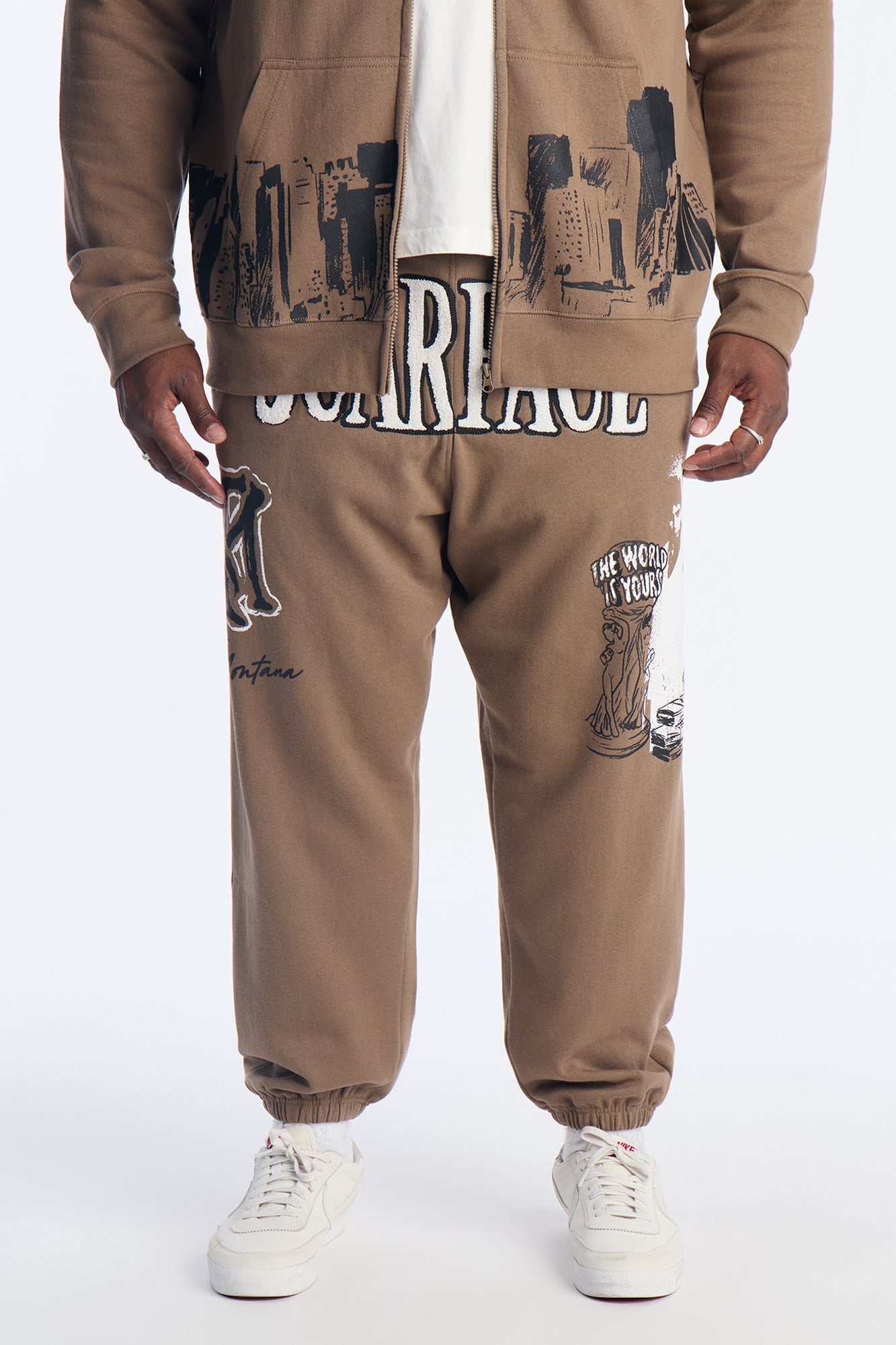 Scarface Tony Montana Jogger - Brown