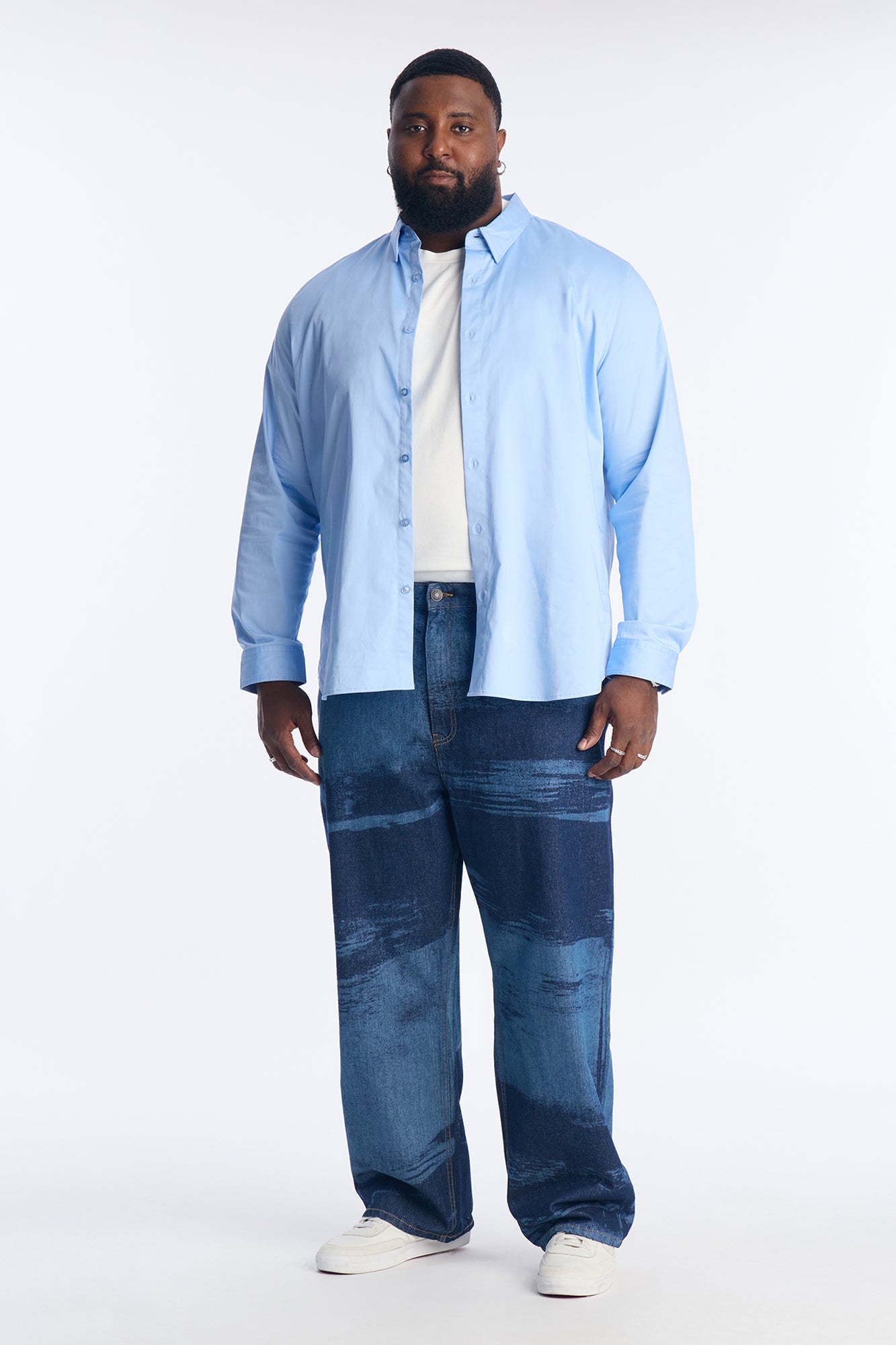 Baggy Creek Water Jean - Blue Wash