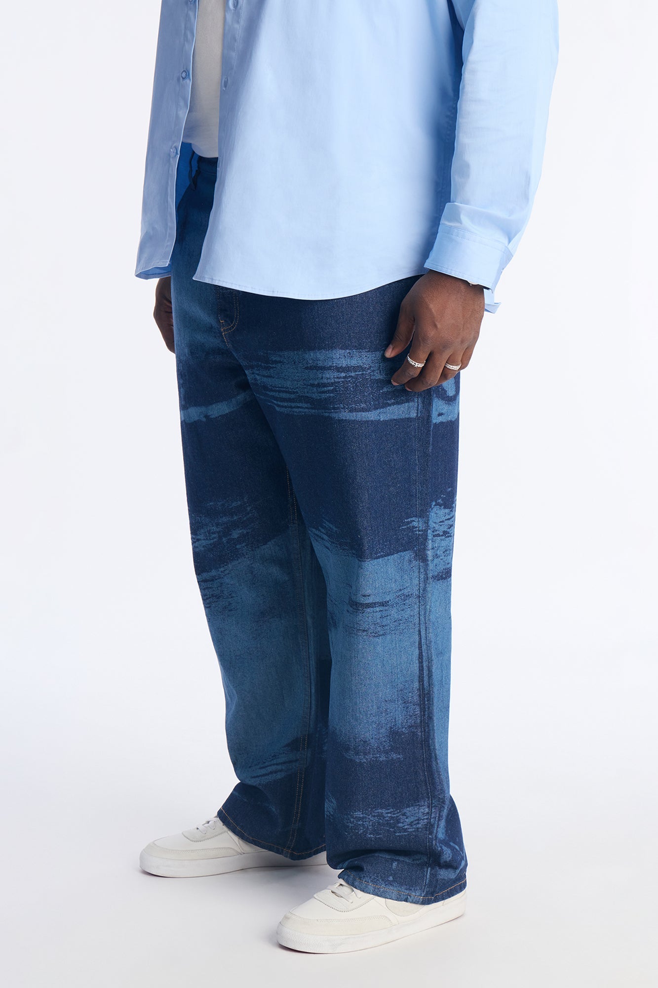 Baggy Creek Water Jean - Blue Wash