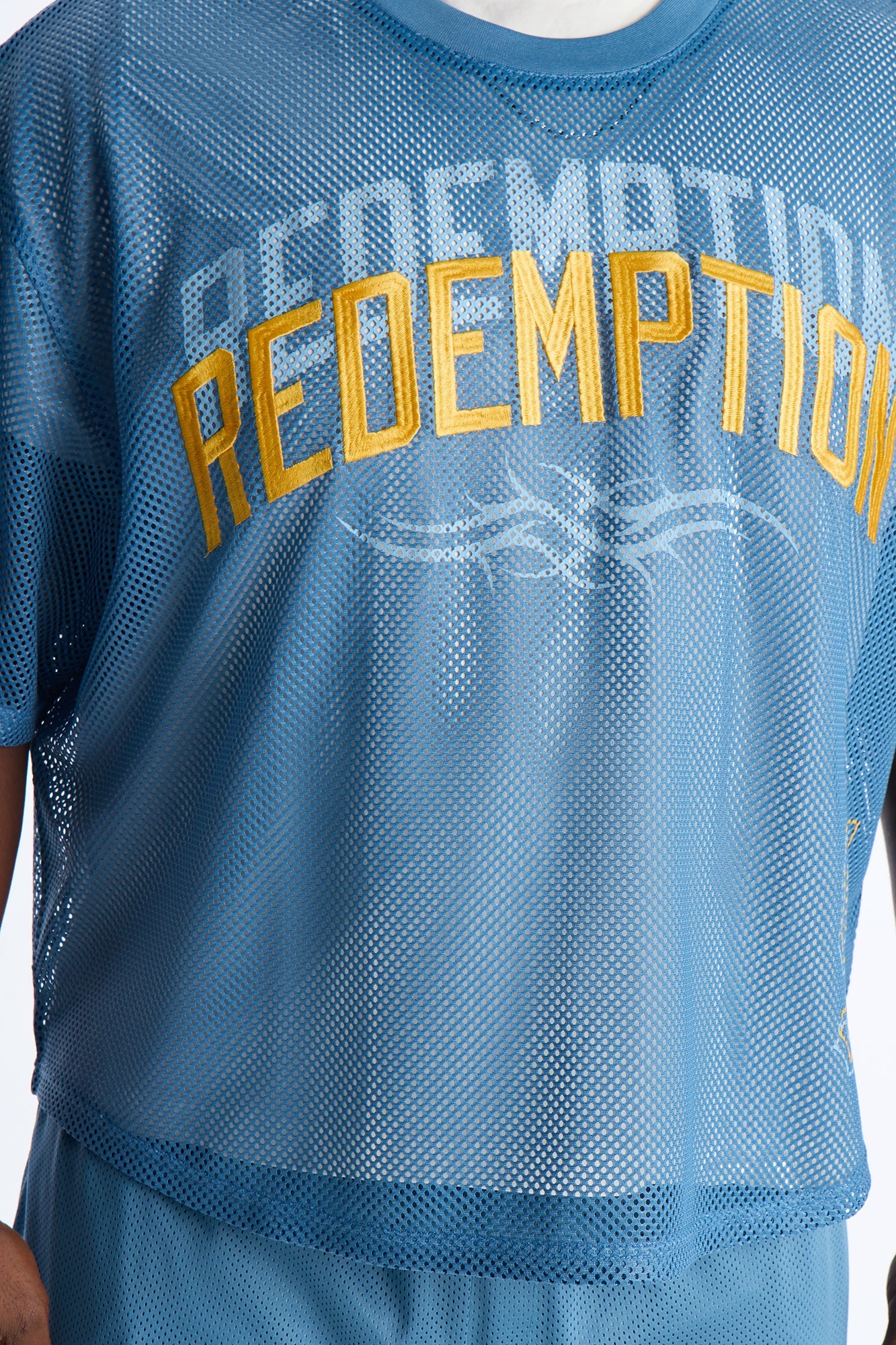 Redemption Legacy Mesh Crewneck - Blue
