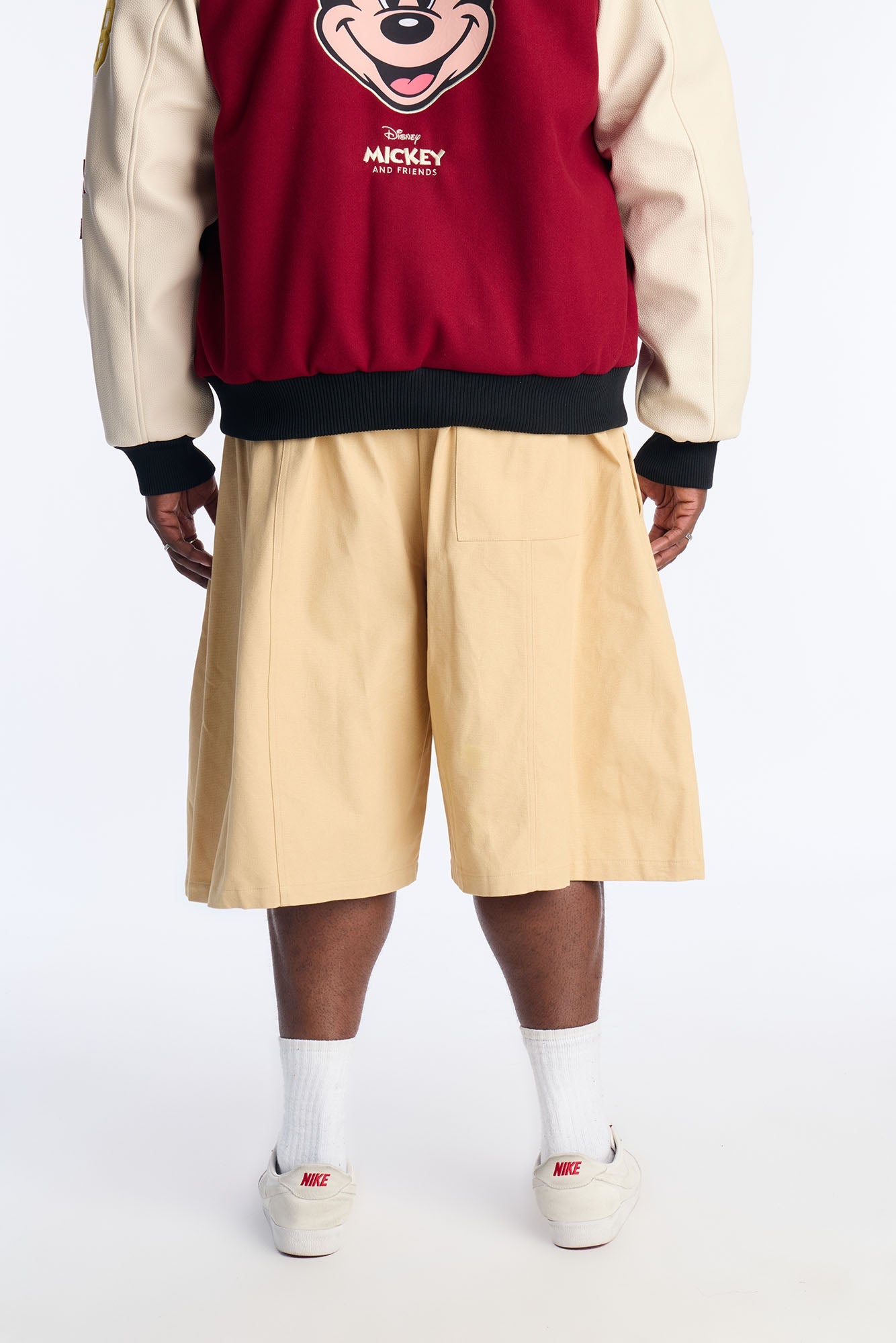 DTLA Deep Double Pleated Trouser Short - Tan