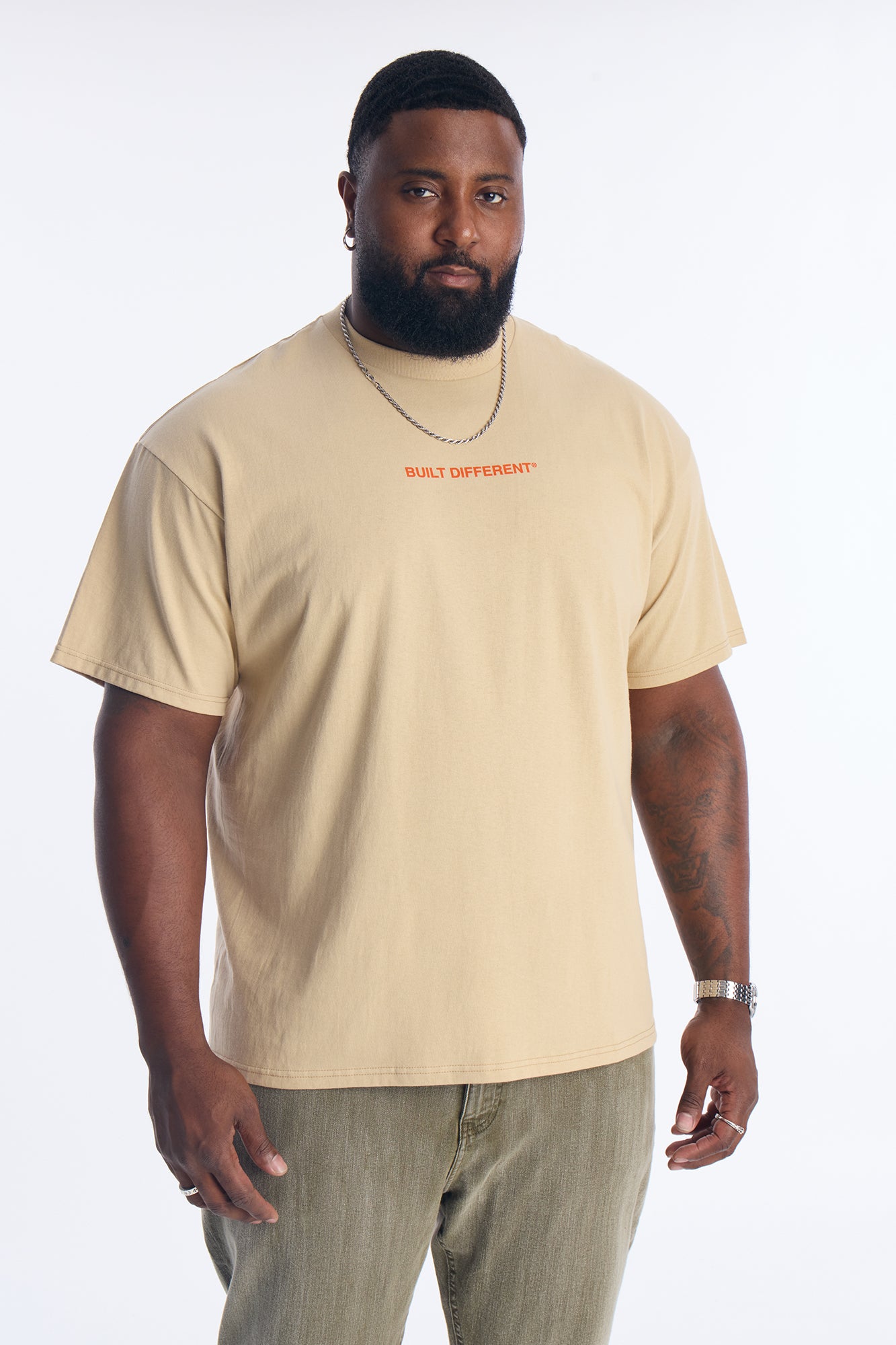 Built Against All Odds Short Sleeve Tee - Tan