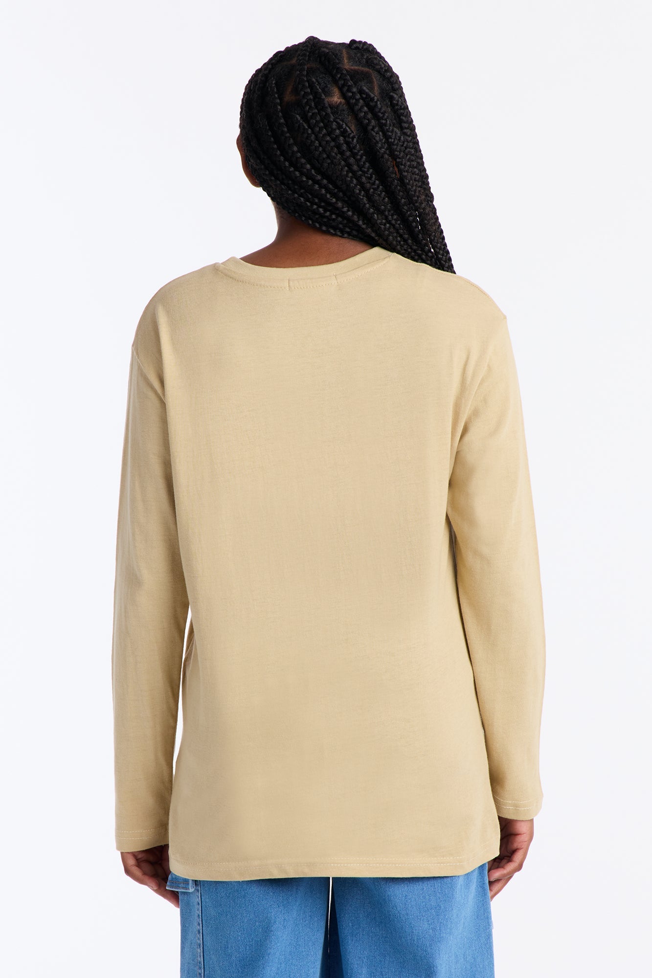 Mini Betty Boop Long Sleeve Tee - Sand