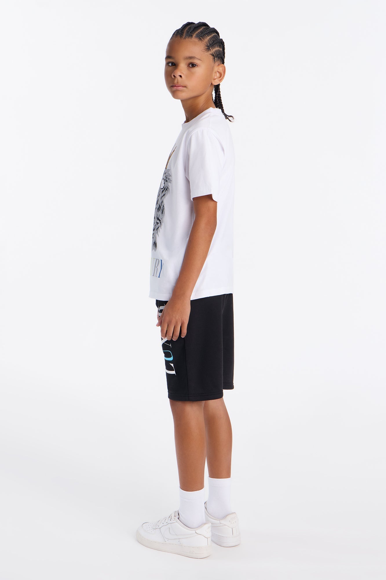 Mini Living In Luxury Short Set - White/Black