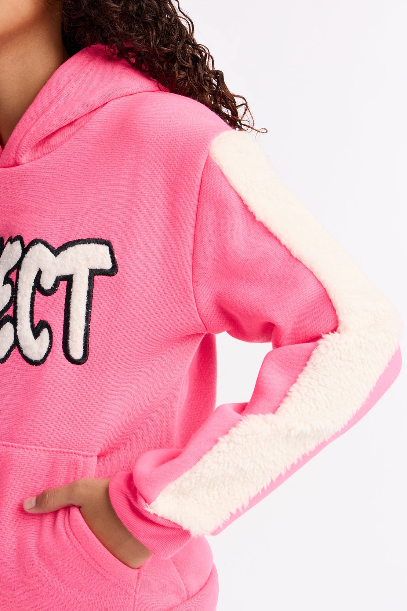 Mini Positively Perfect Cargo Jogger Pant Set - Pink