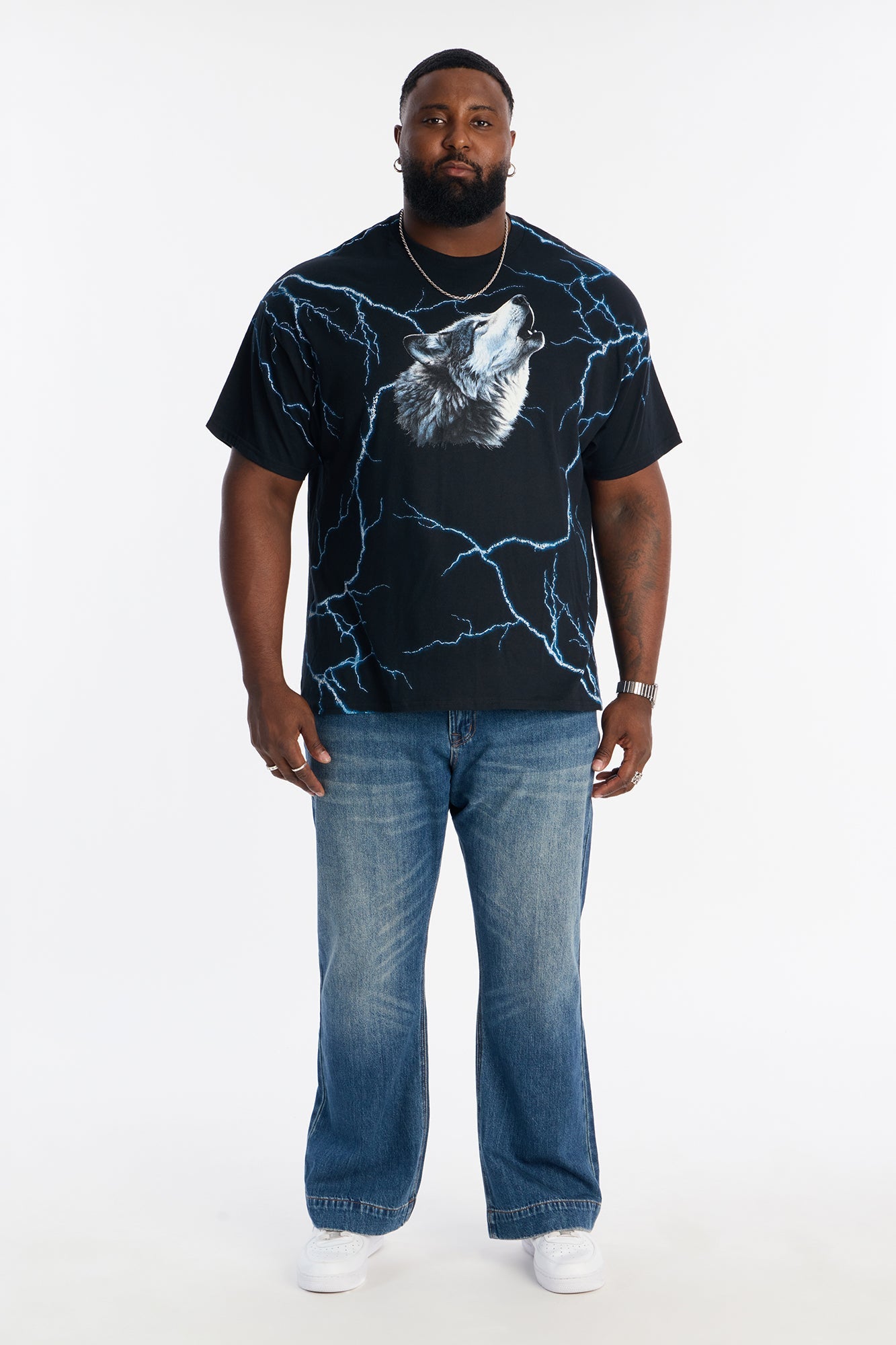 Howling Thunder Short Sleeve Tee - Black