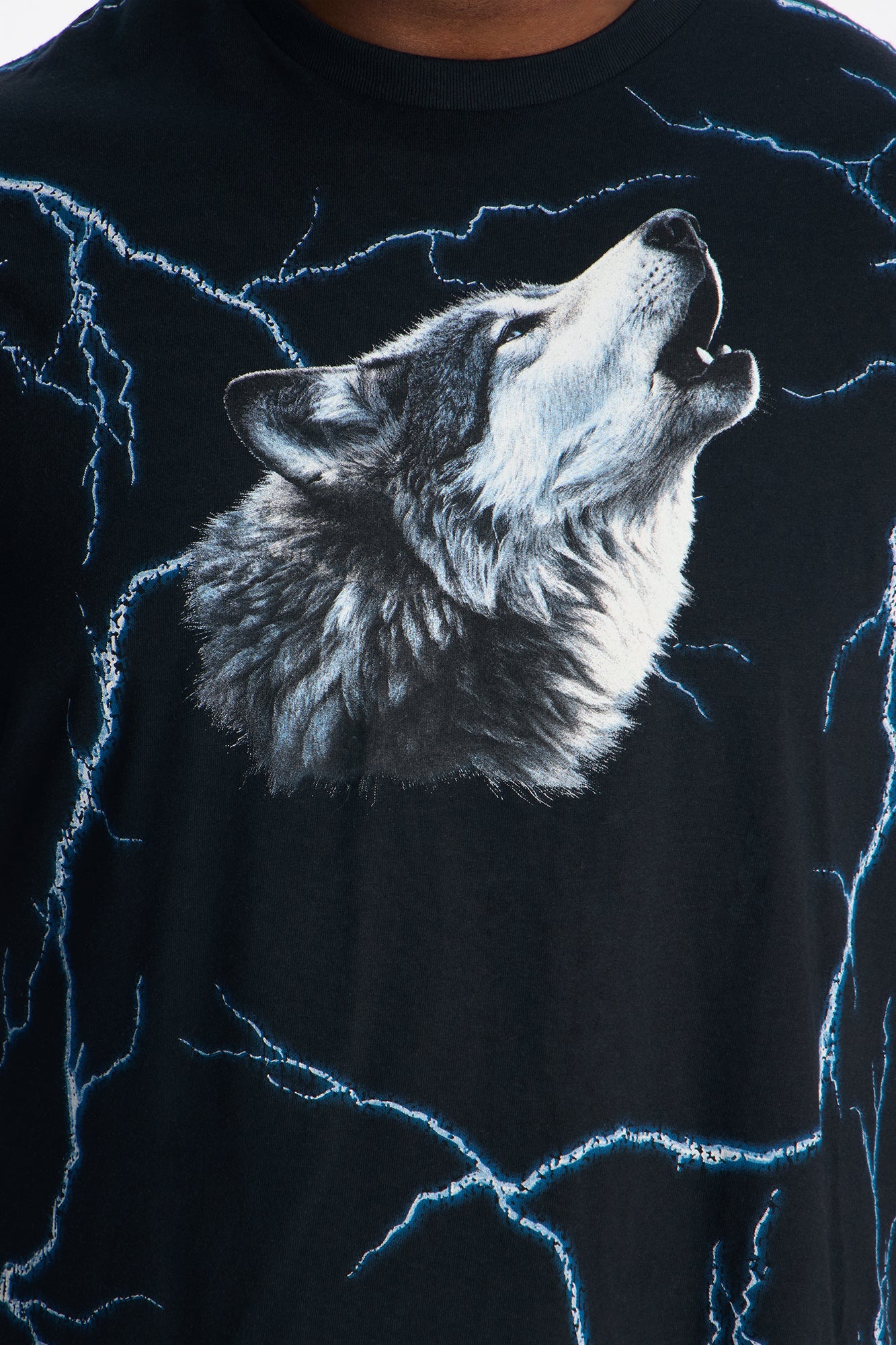 Howling Thunder Short Sleeve Tee - Black