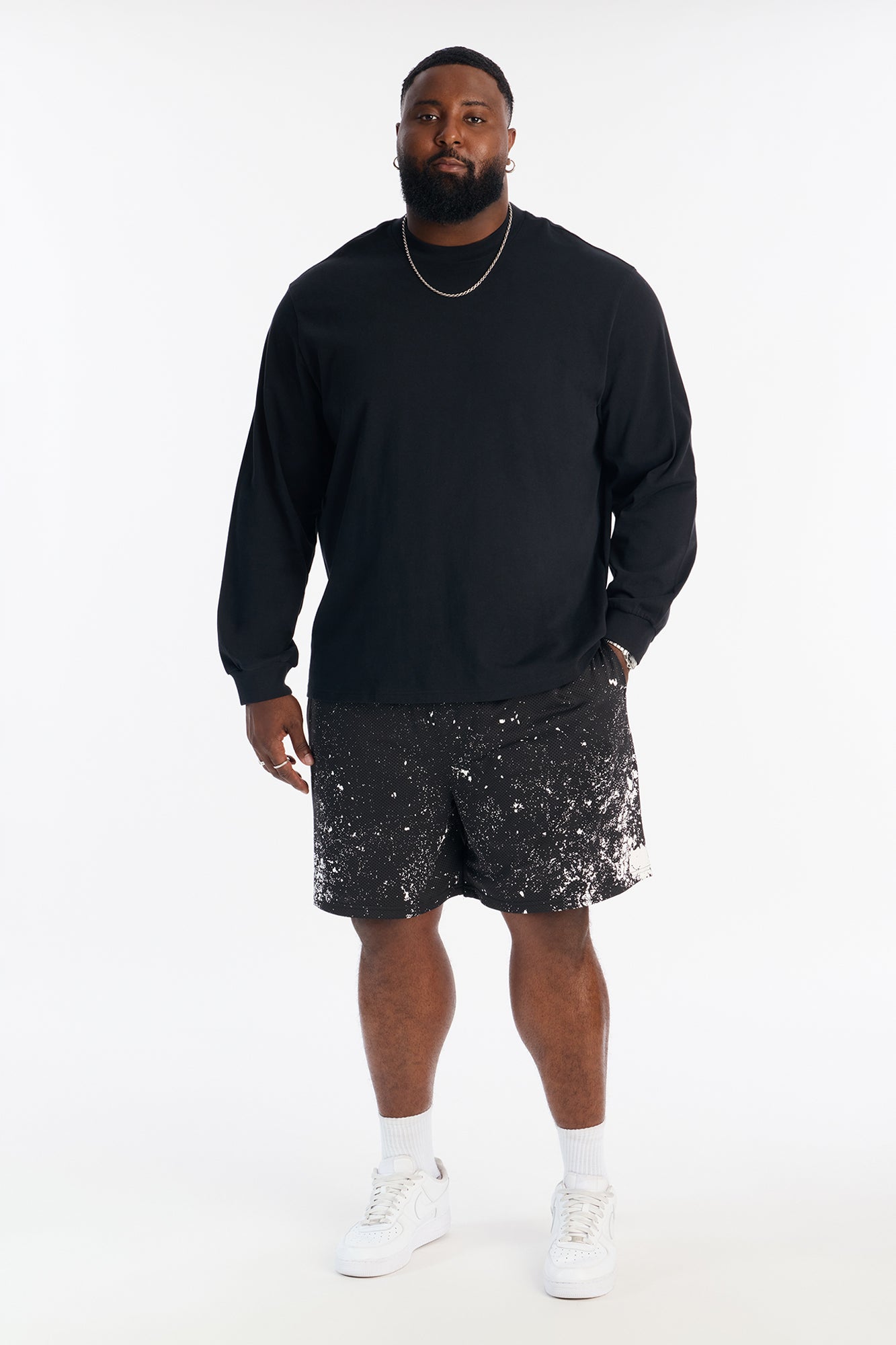 Cosmos Dust Mesh Short - Black/combo