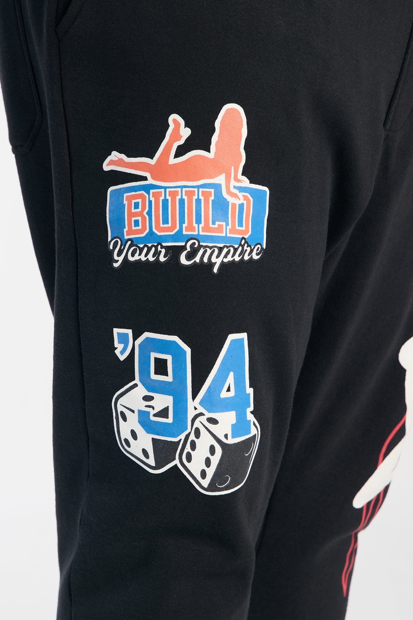 Build Your Empire 94 Flare Sweatpant - Black