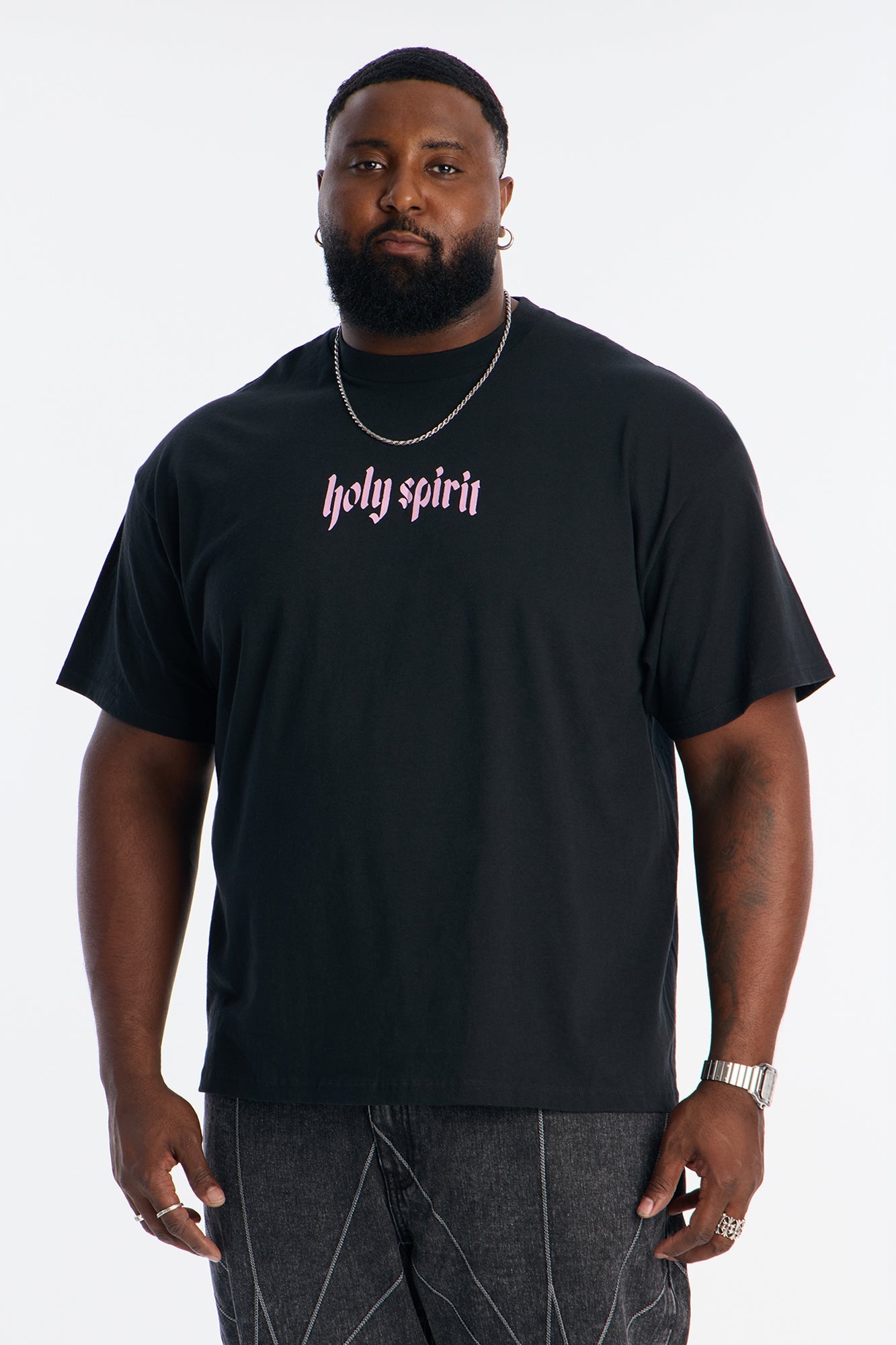 Protected By The Holy Spirit Short Sleeve Tee - Black