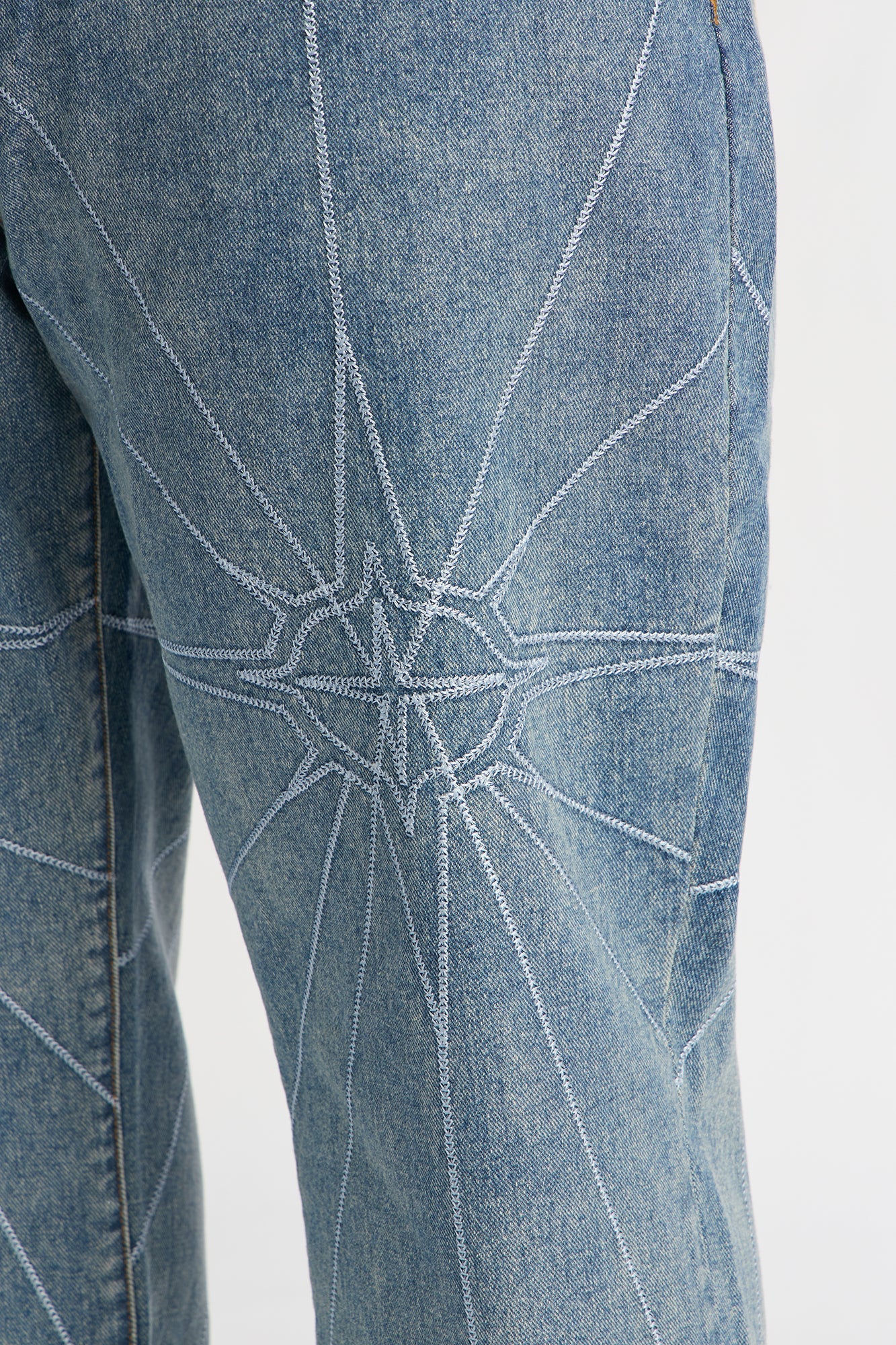Straight Galaxy Star Jean - Medium Blue Wash