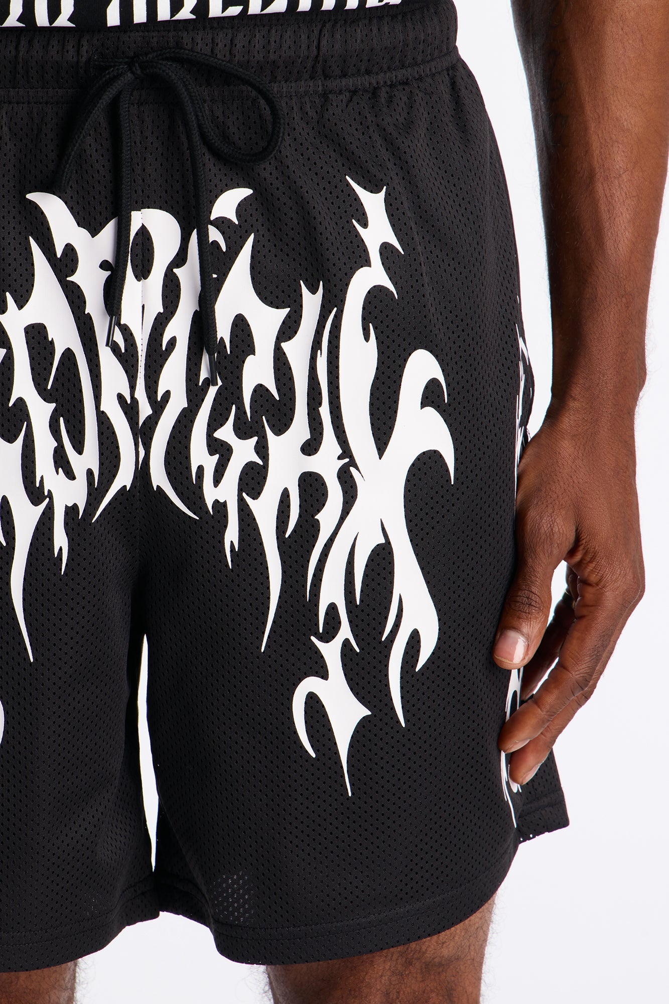 Midnight Anthem Graphic Mesh Short - Black/combo
