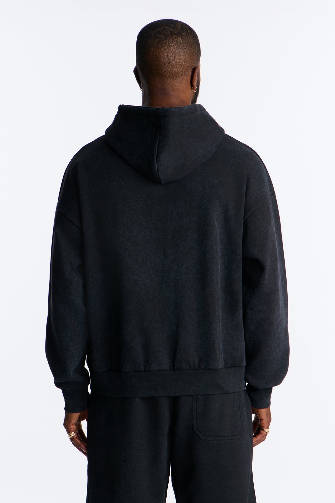 Hustle Hollywood Oversized Hoodie - Black
