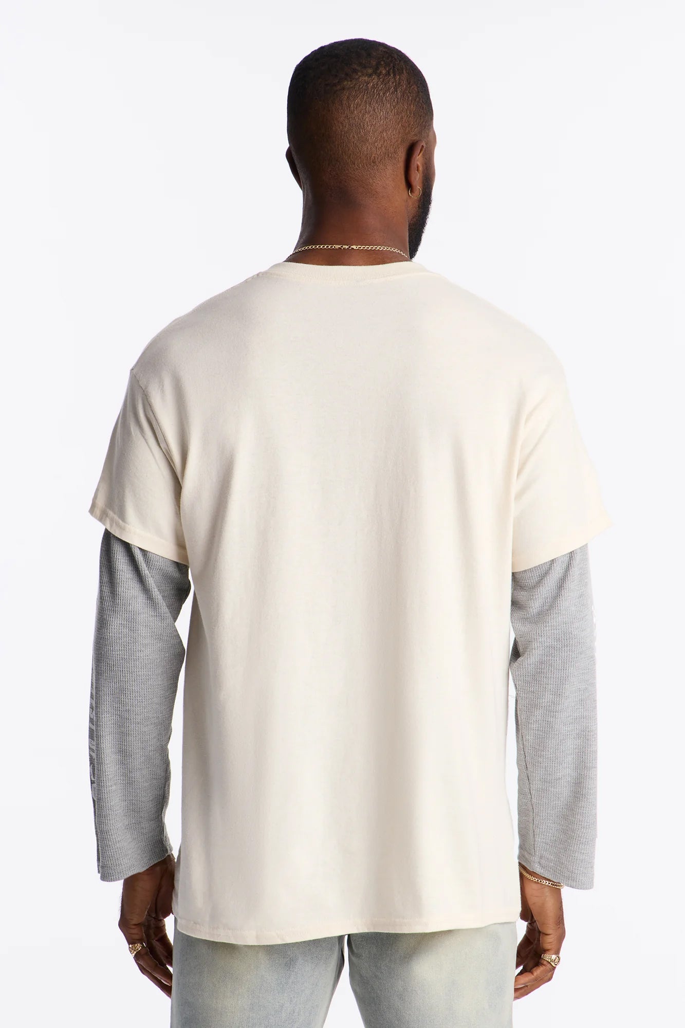 GOAT Thermal Twofer Tee - Natural/combo