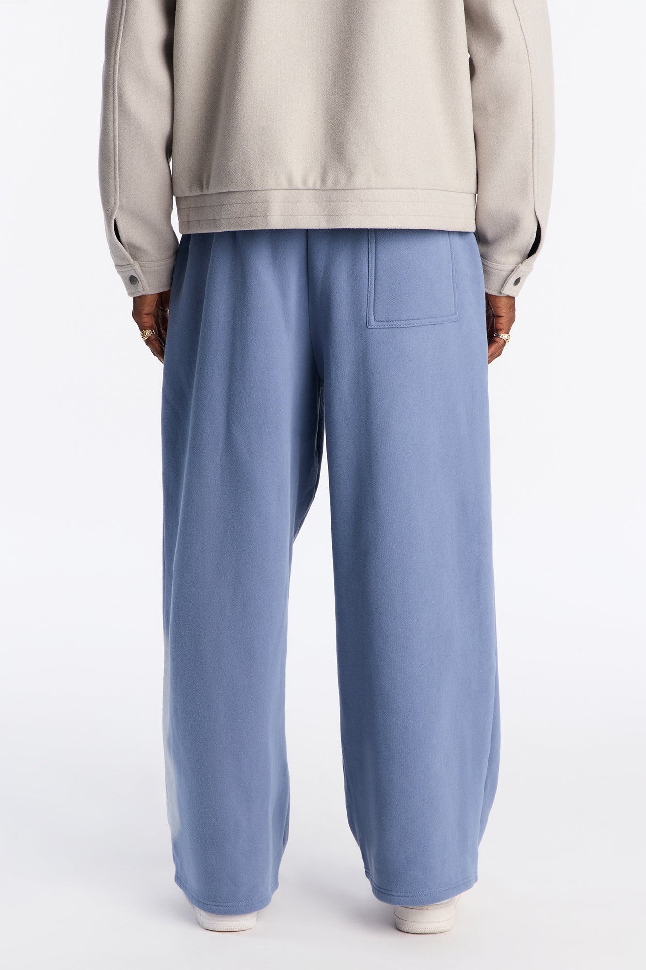 Never Fade Wide Leg Sweatpants - Navy