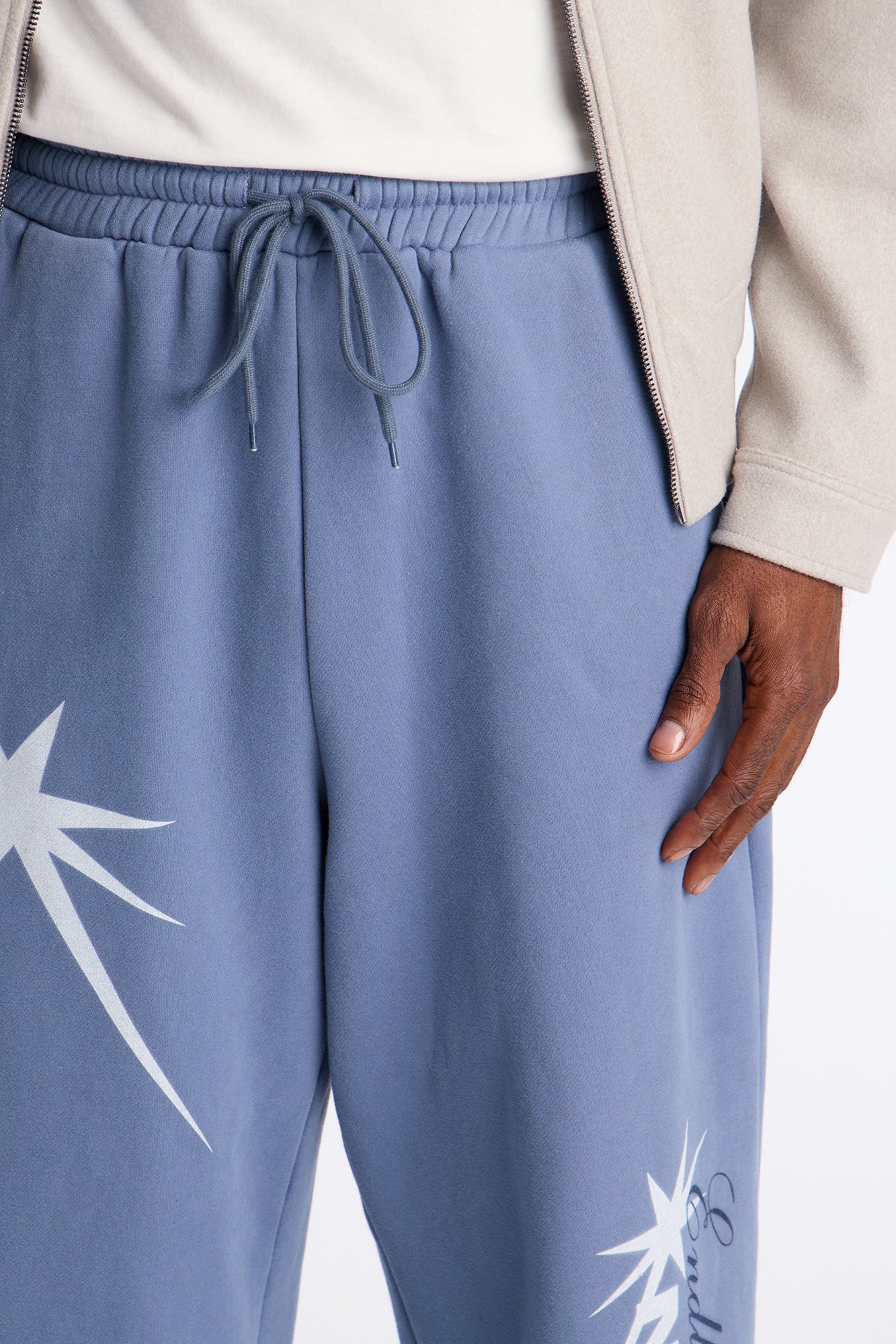 Never Fade Wide Leg Sweatpants - Navy