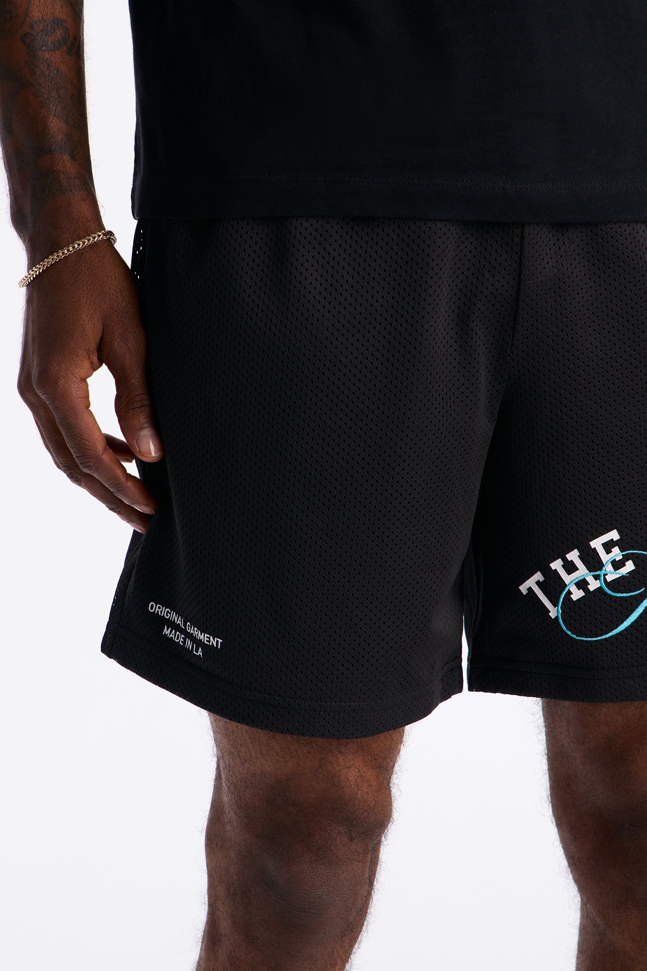 Angels Boulevard Mesh Short - Black