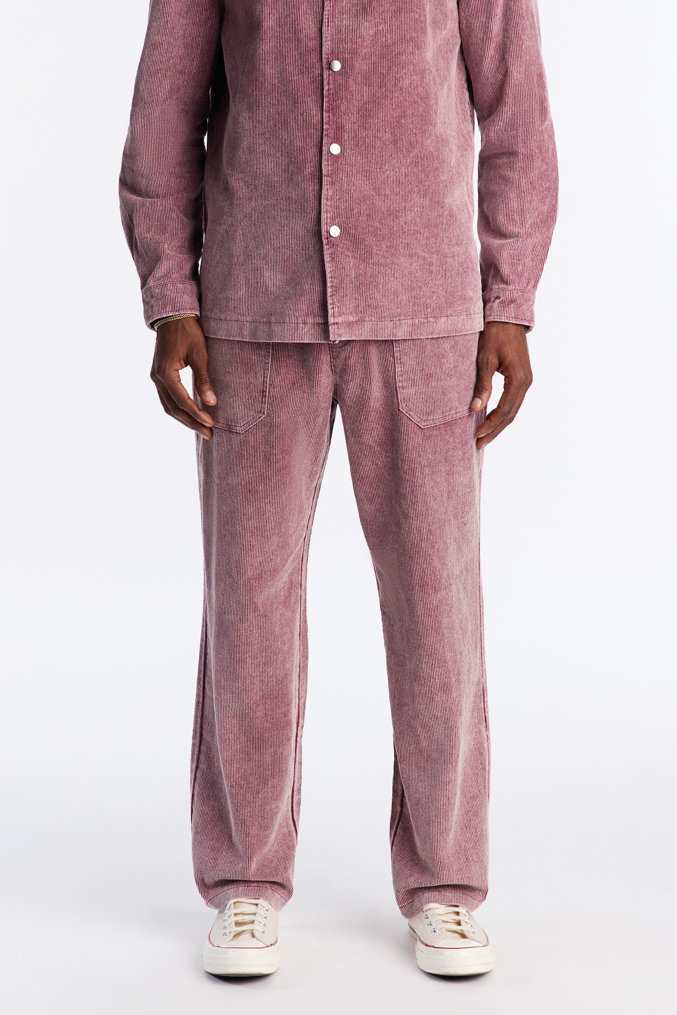 Straight Chi Town Corduroy Pant - Burgundy