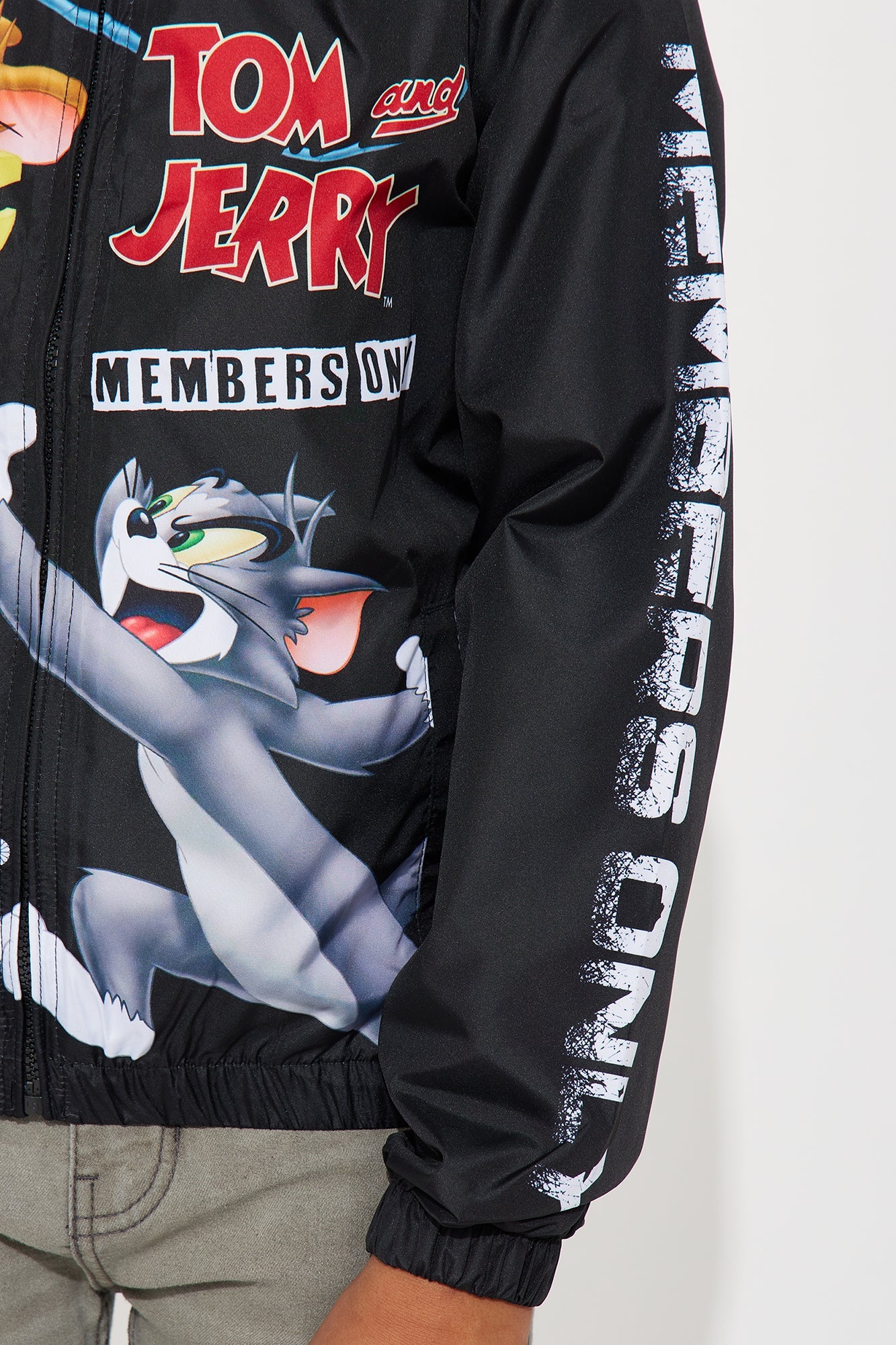 Mini Tom And Jerry Windbreaker II - Black
