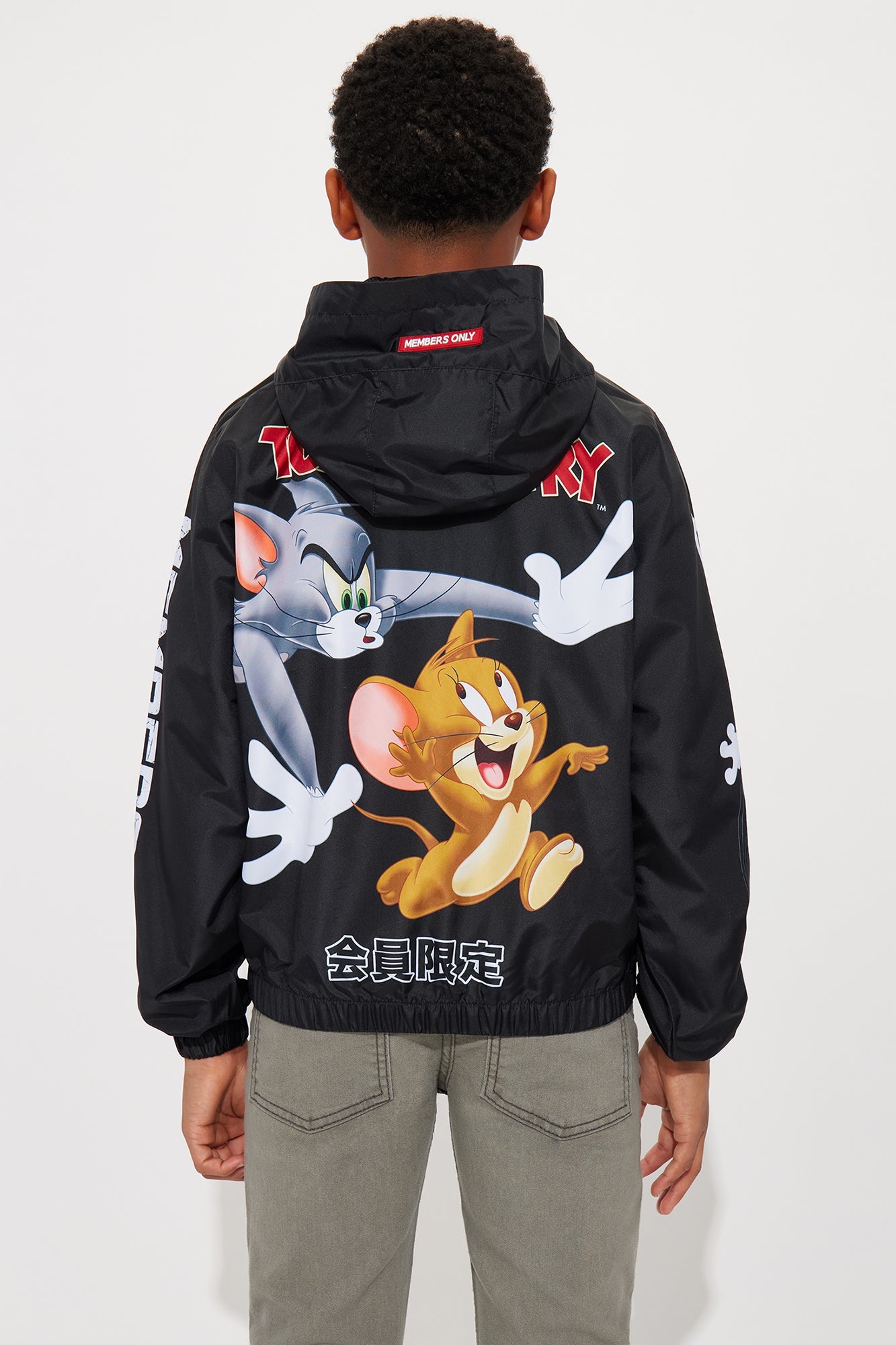 Mini Tom And Jerry Windbreaker II - Black