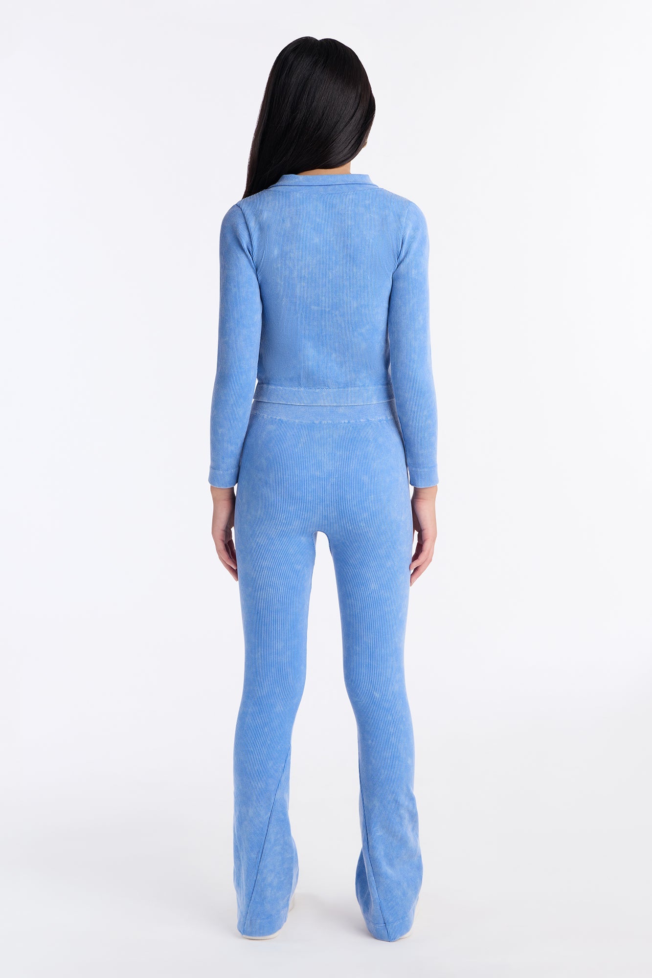 Mini Every Time Flare Leg Pant Set - Light Blue