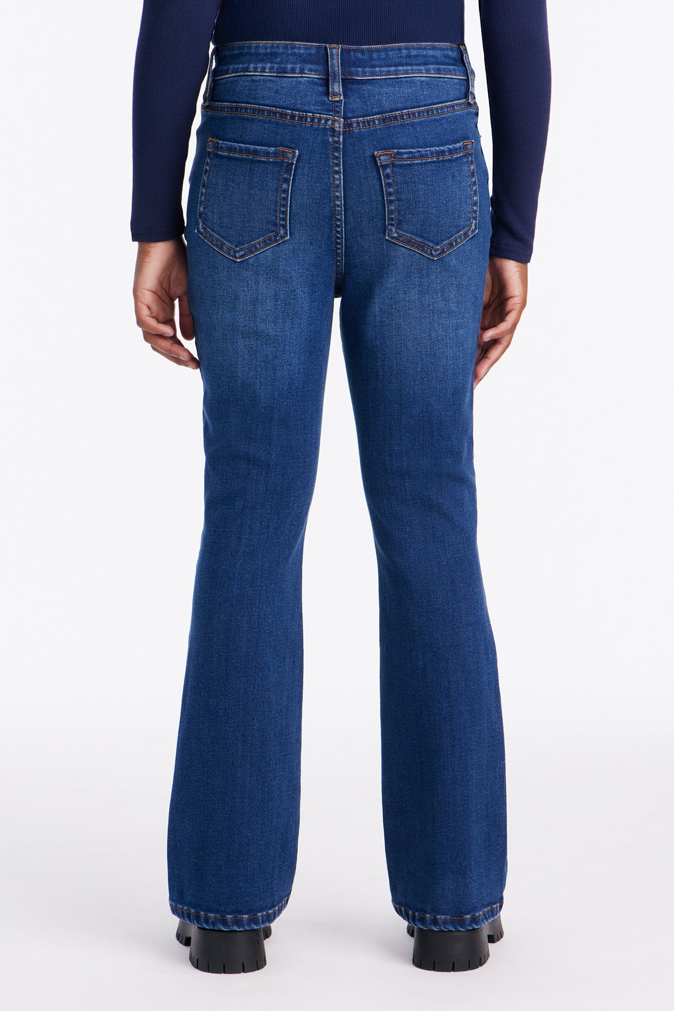 Mini Affair Of The Flare Stretch Jeans - Dark Wash