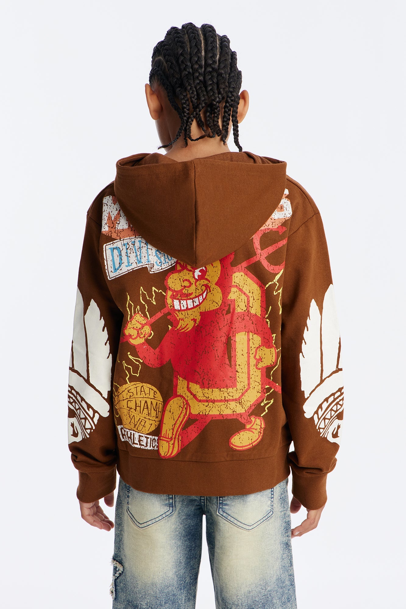 Mini World Class Crew 1967 Hoodie - Brown