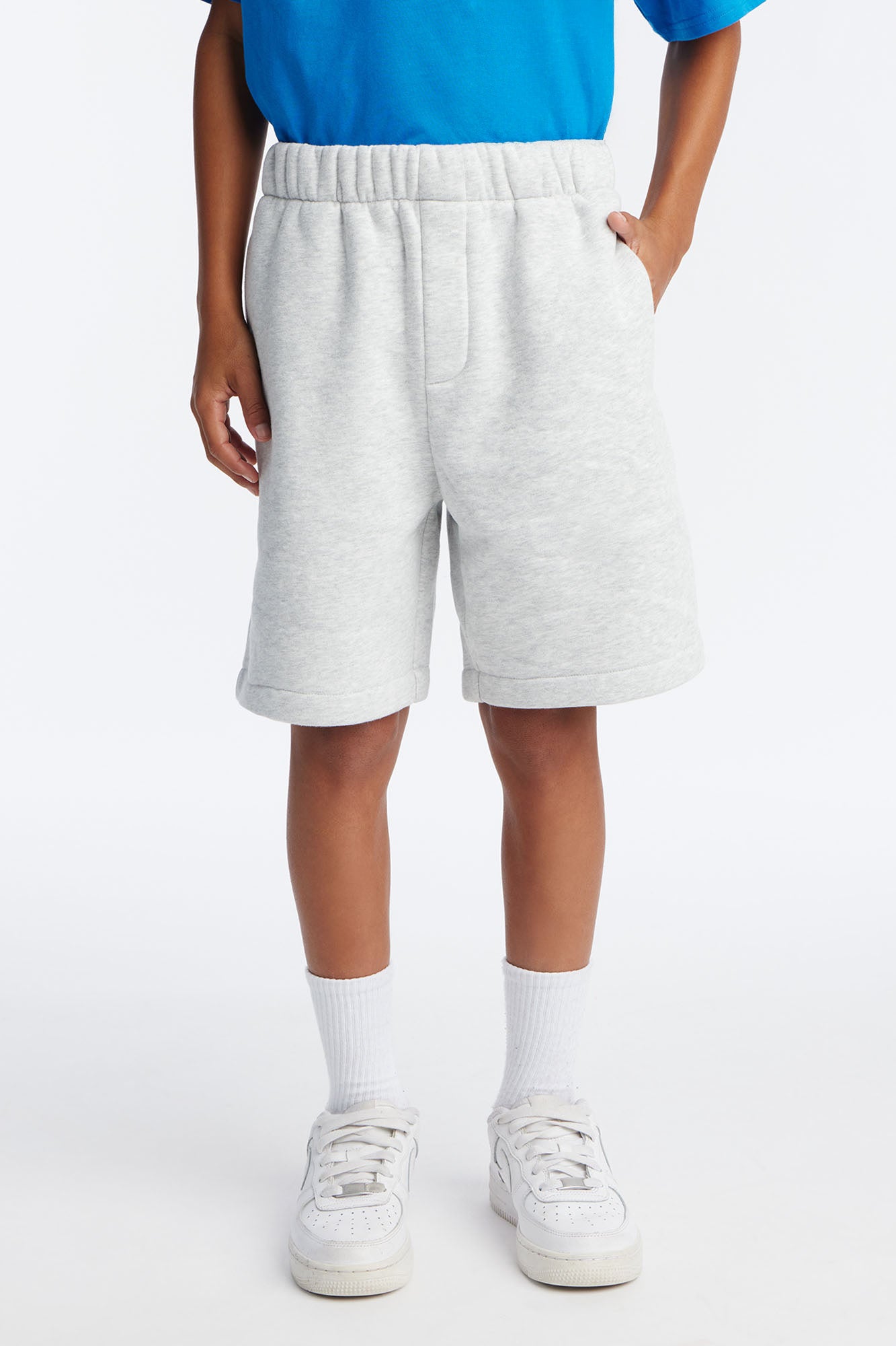 Mini 410 Baggy Short - Heather Grey