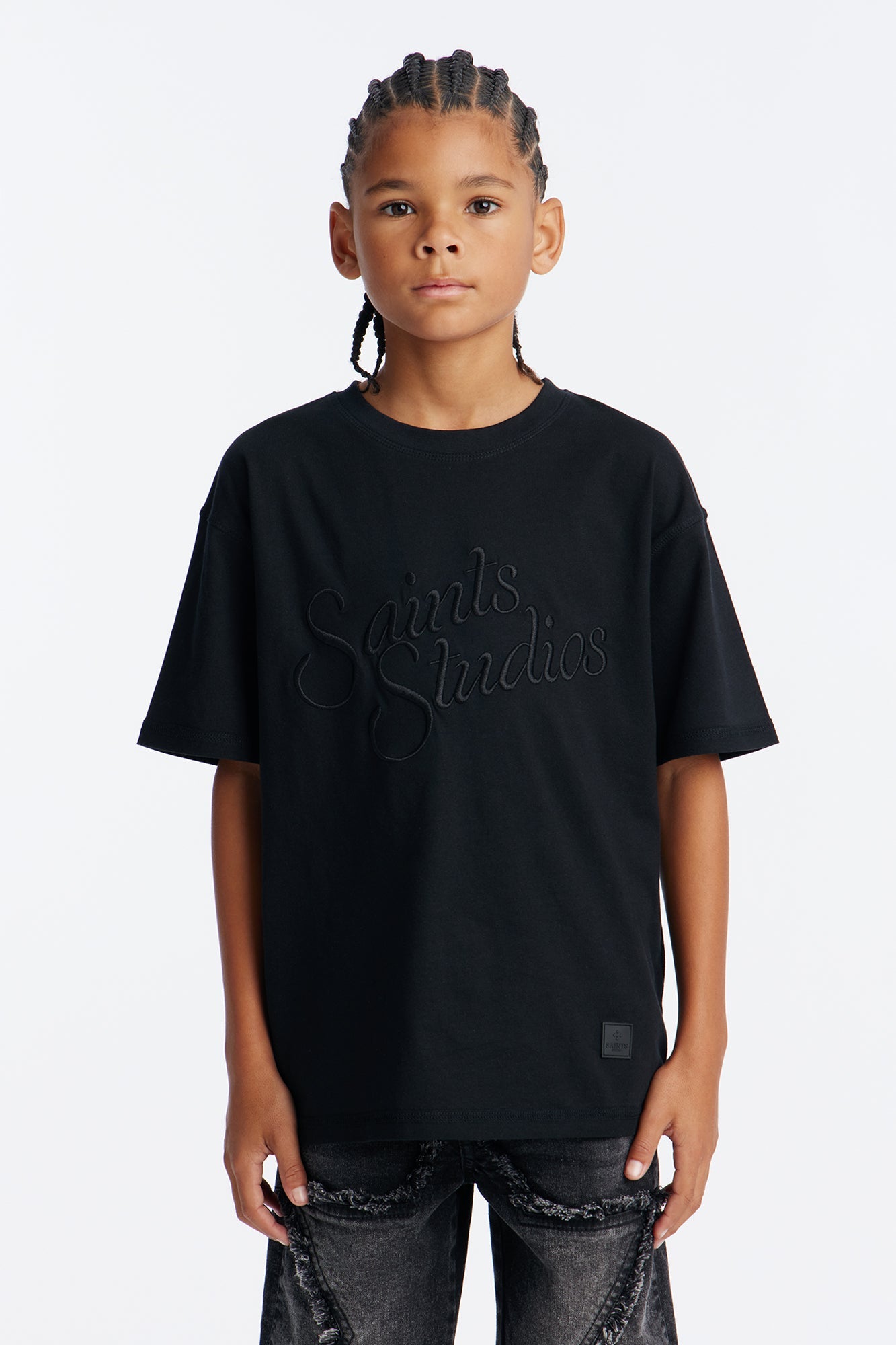 Mini Saints Studios Short Sleeve Tee - Black