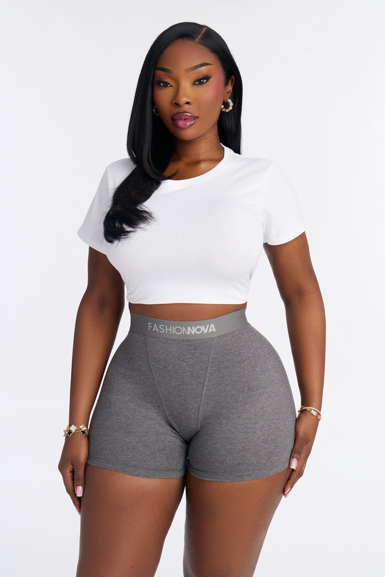 FN Mood Cotton Boxer Brief - Charcoal