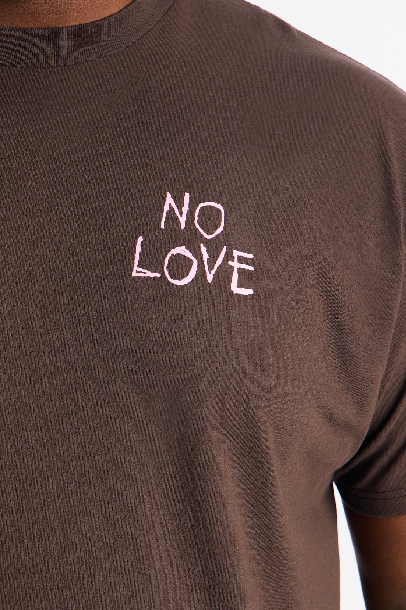No Love And Thorns Remain Short Sleeve Tee - Chocolate