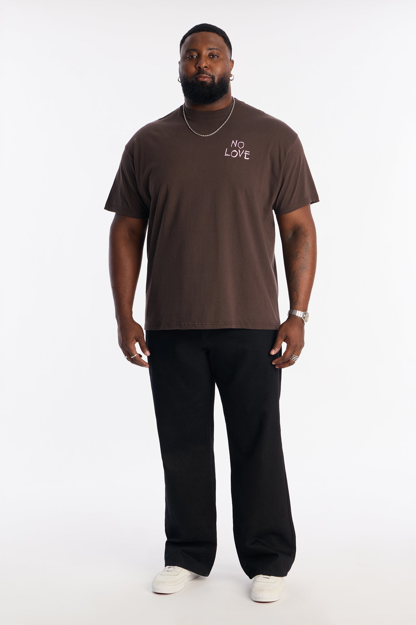 No Love And Thorns Remain Short Sleeve Tee - Chocolate