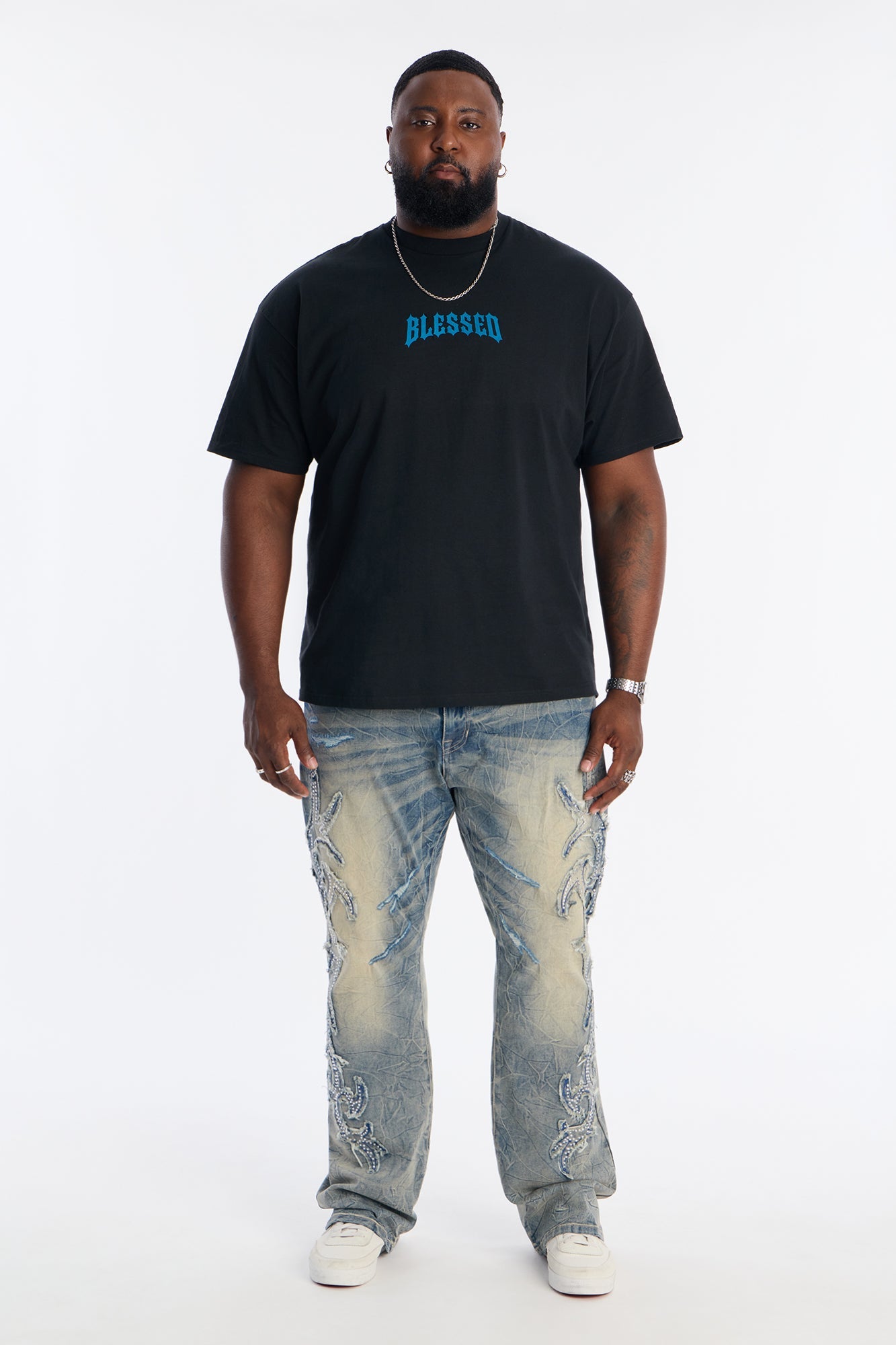 Blessed To Those For Faith In The Word Short Sleeve Tee - Black