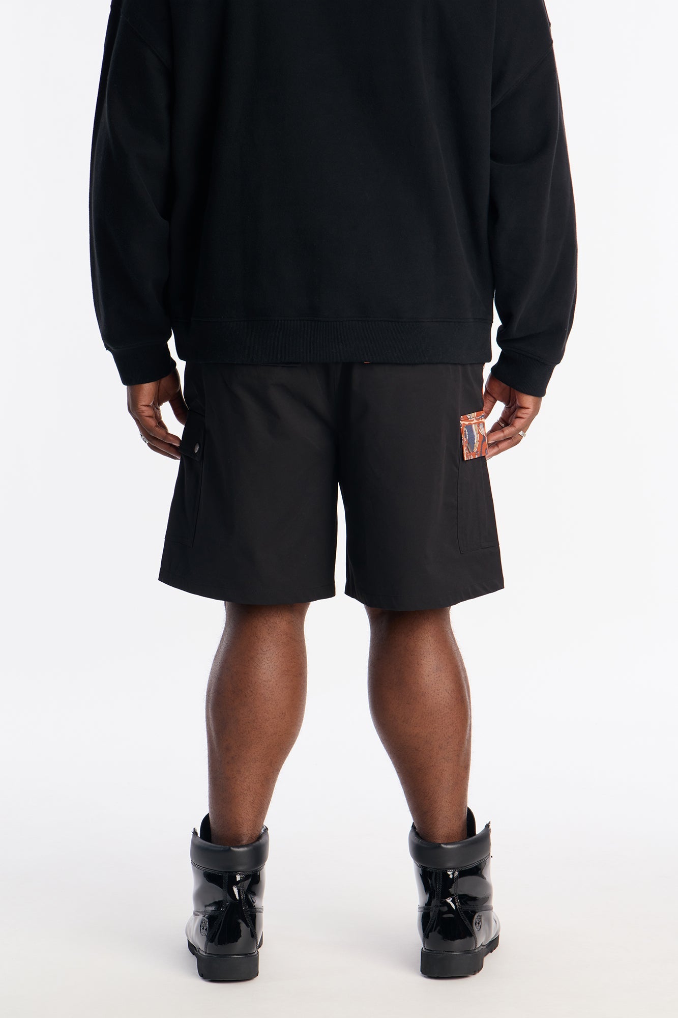 Relaxed Bowery Remix Short - Black