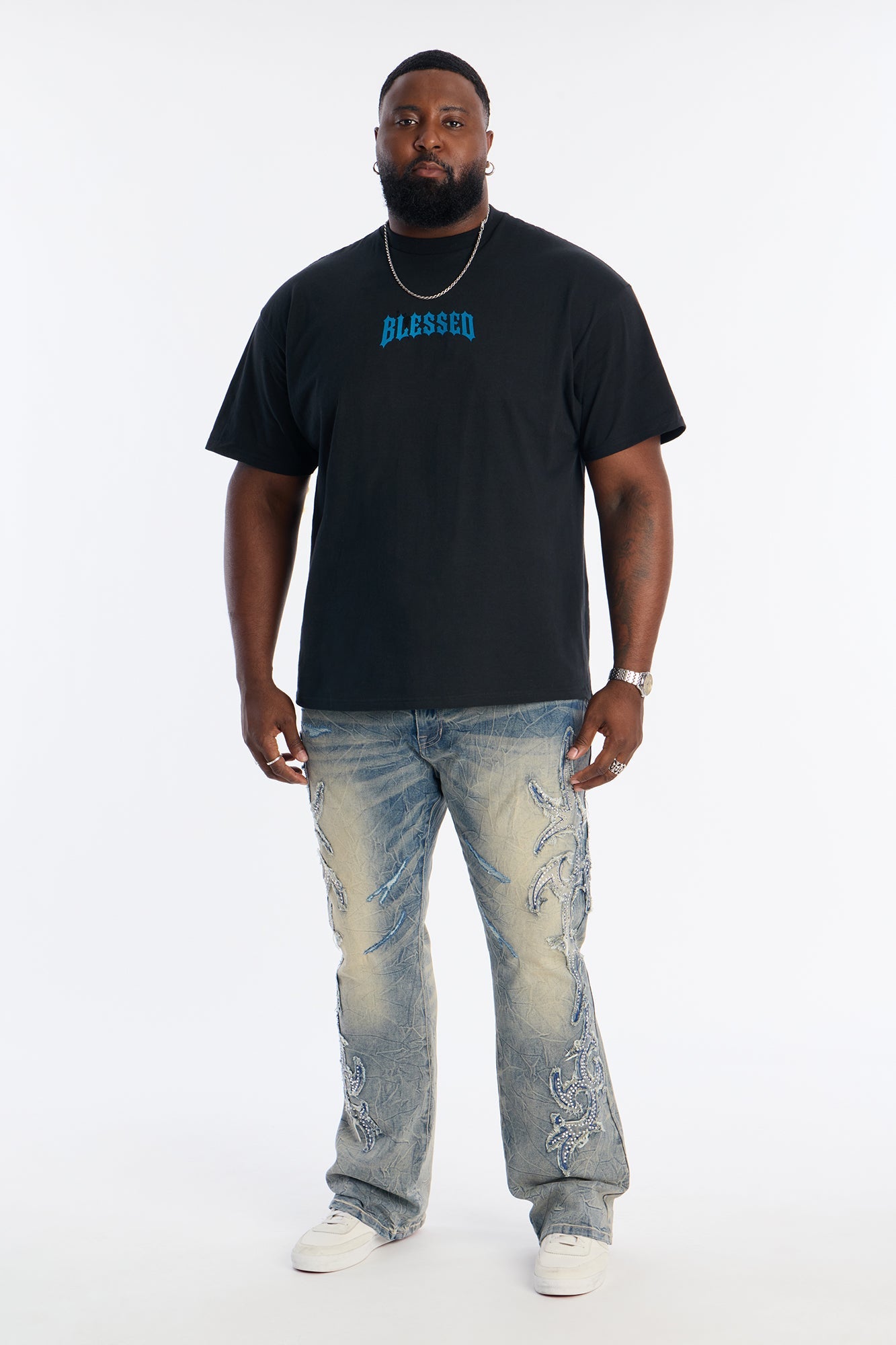 Stacked Skinny Flare Stardust Inferno Jean - Vintage Wash