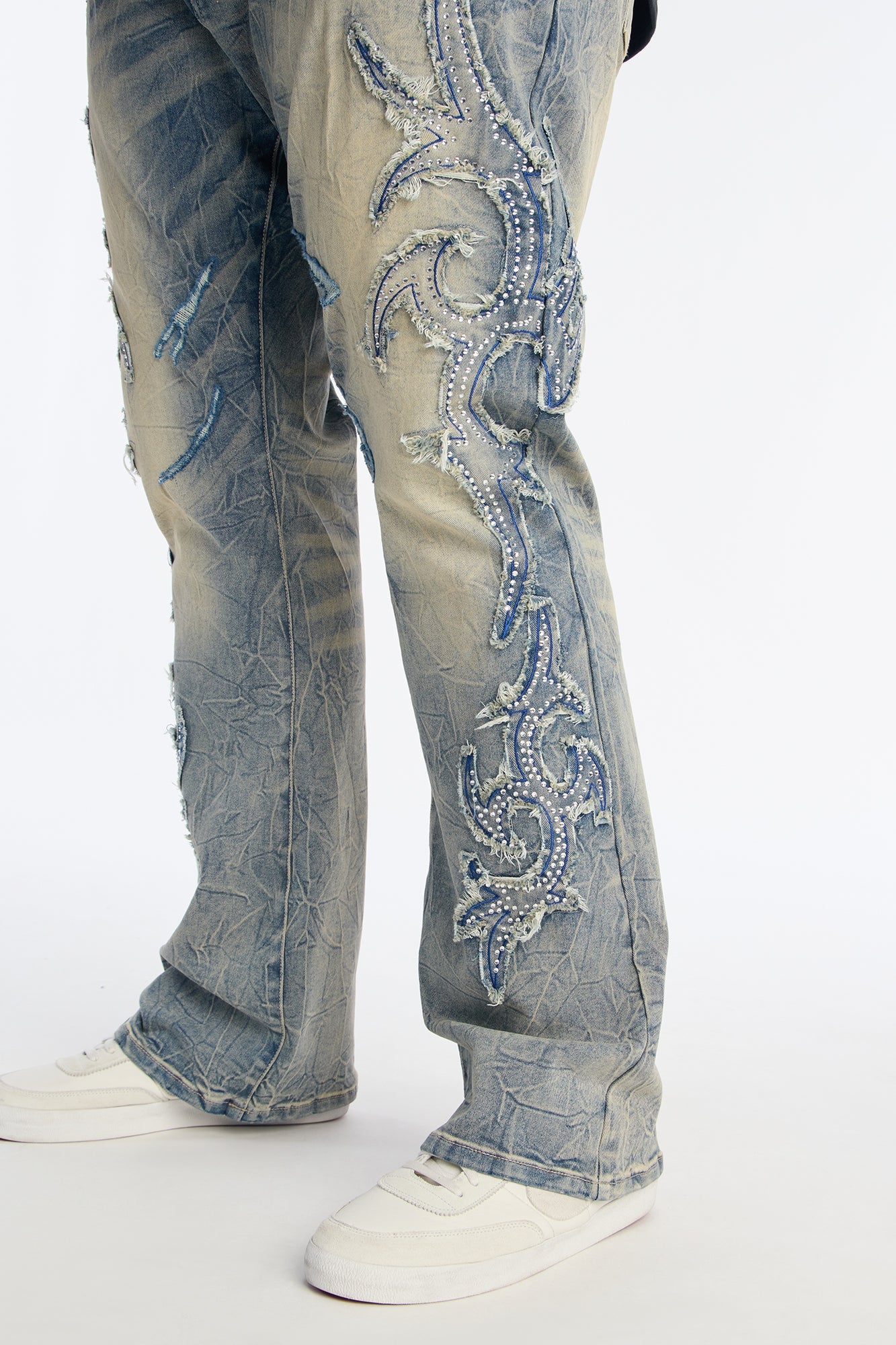 Stacked Skinny Flare Stardust Inferno Jean - Vintage Wash