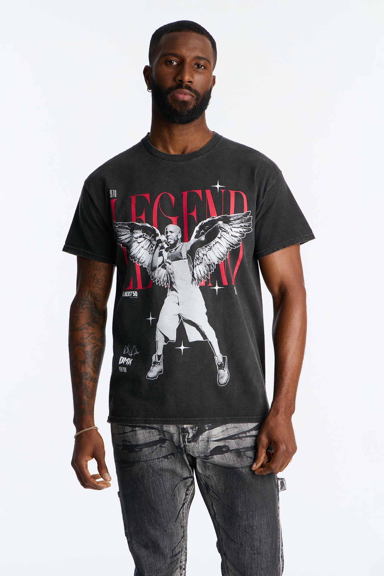 DMX Legend Short Sleeve Tee - Black Wash