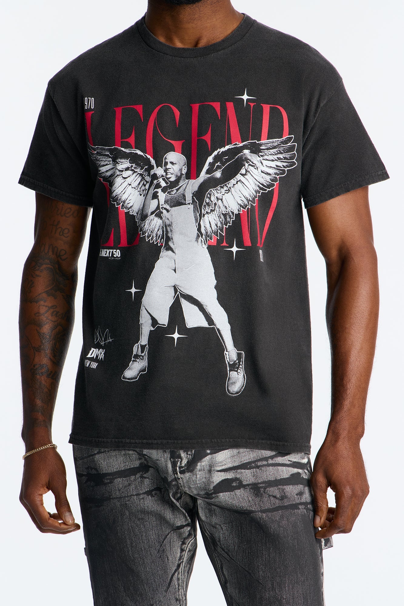 DMX Legend Short Sleeve Tee - Black Wash