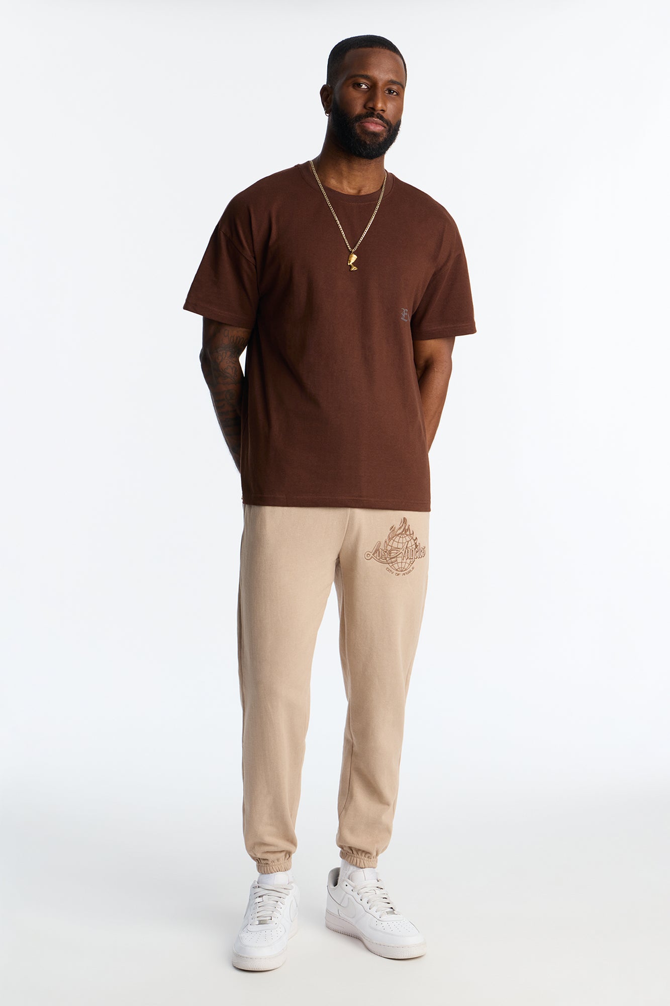 Eternal LA Short Sleeve Tee - Dark Brown