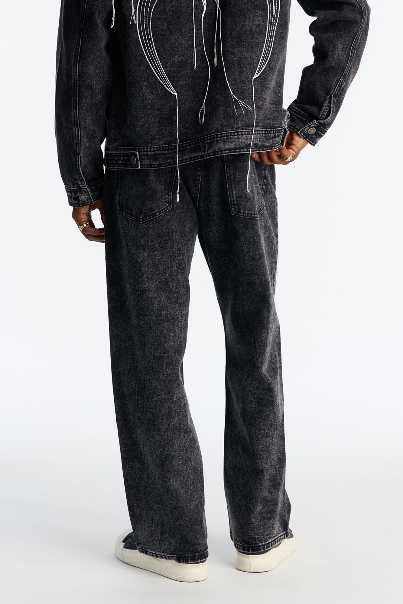 Baggy Skyfire Jean - Black Wash