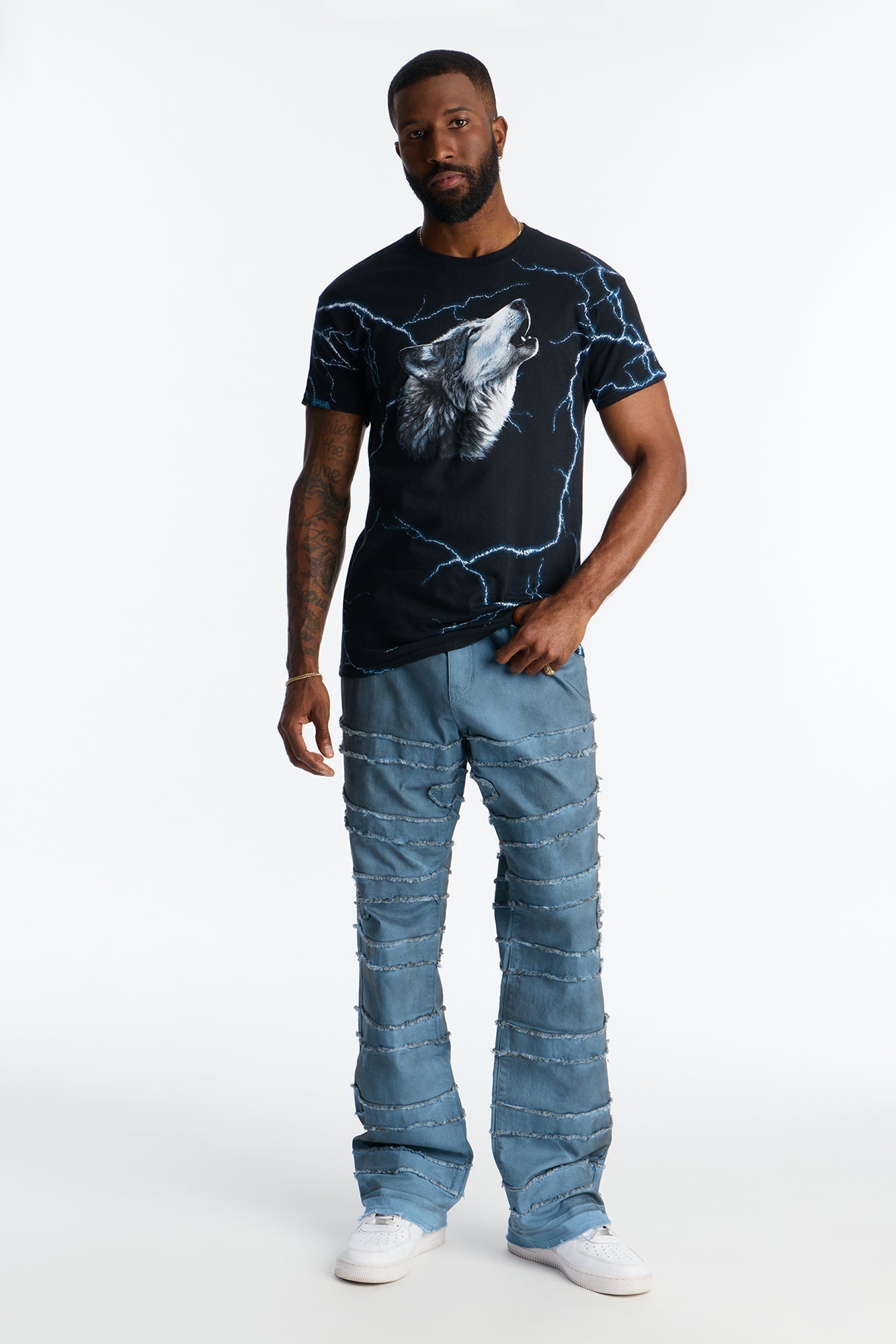 Howling Thunder Short Sleeve Tee - Black