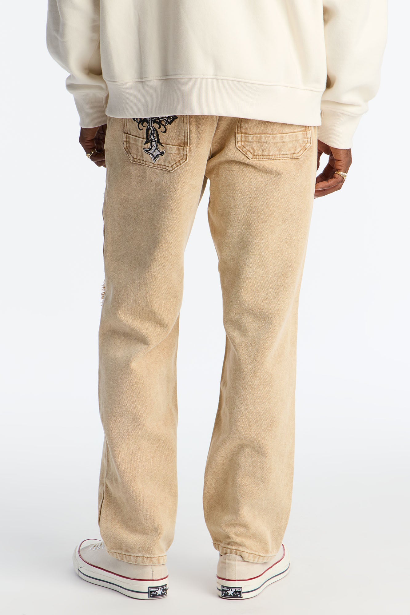 Straight Sacred Heart Pant - Stone