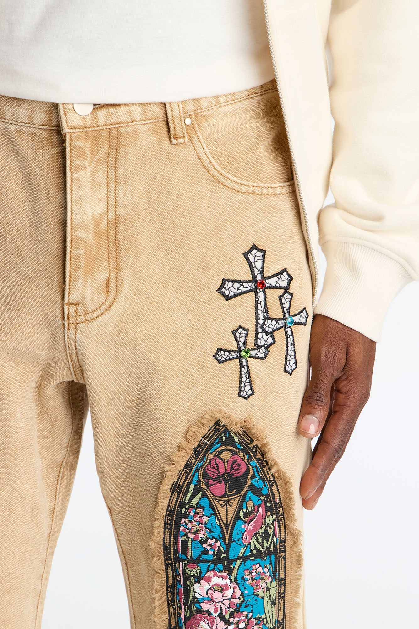 Straight Sacred Heart Pant - Stone