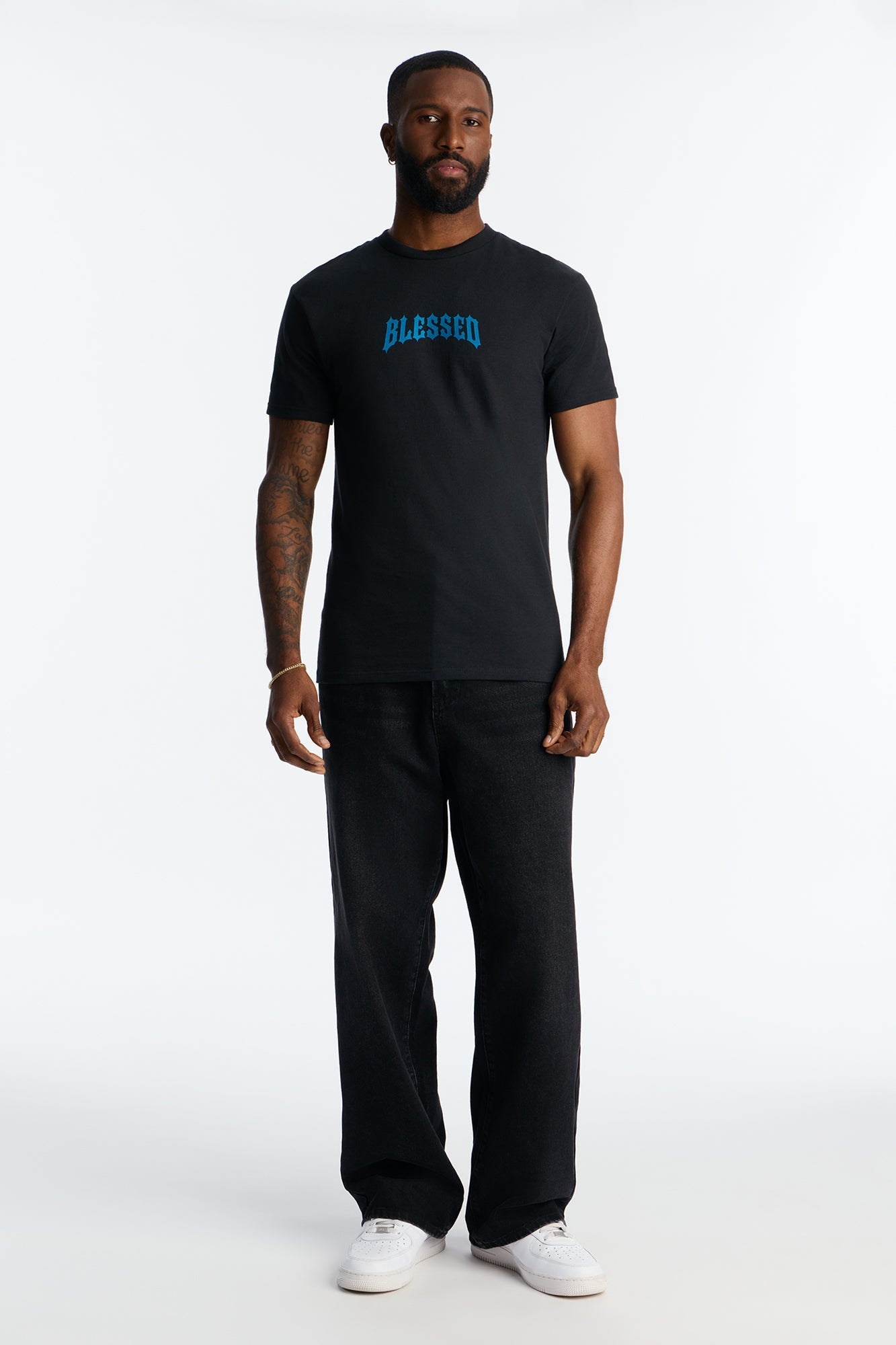Blessed To Those For Faith In The Word Short Sleeve Tee - Black