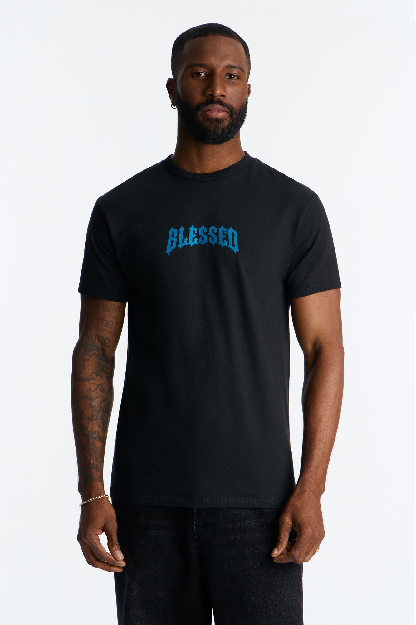 Blessed To Those For Faith In The Word Short Sleeve Tee - Black