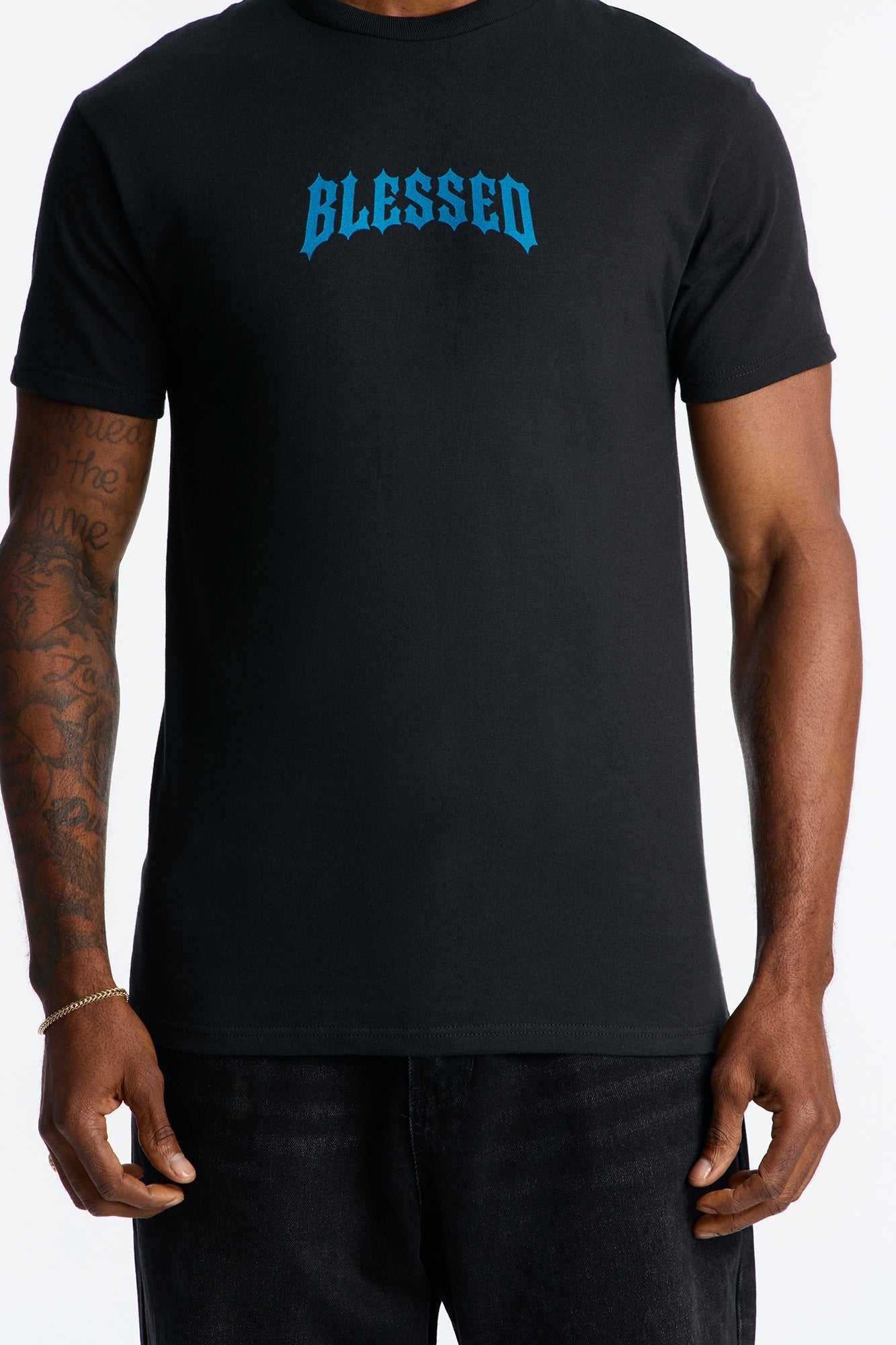 Blessed To Those For Faith In The Word Short Sleeve Tee - Black