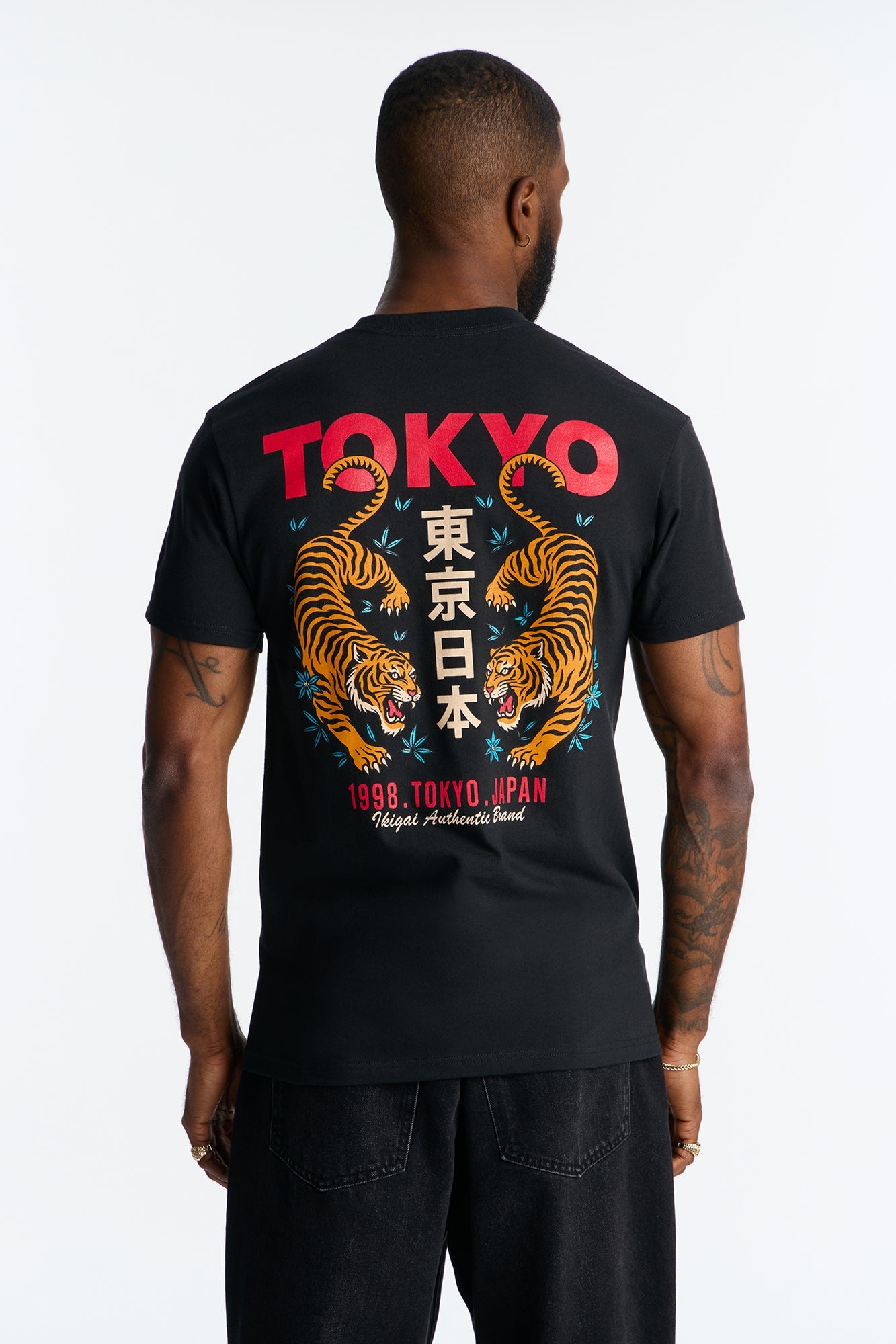 Tokyo Tigers Short Sleeve Tee - Black
