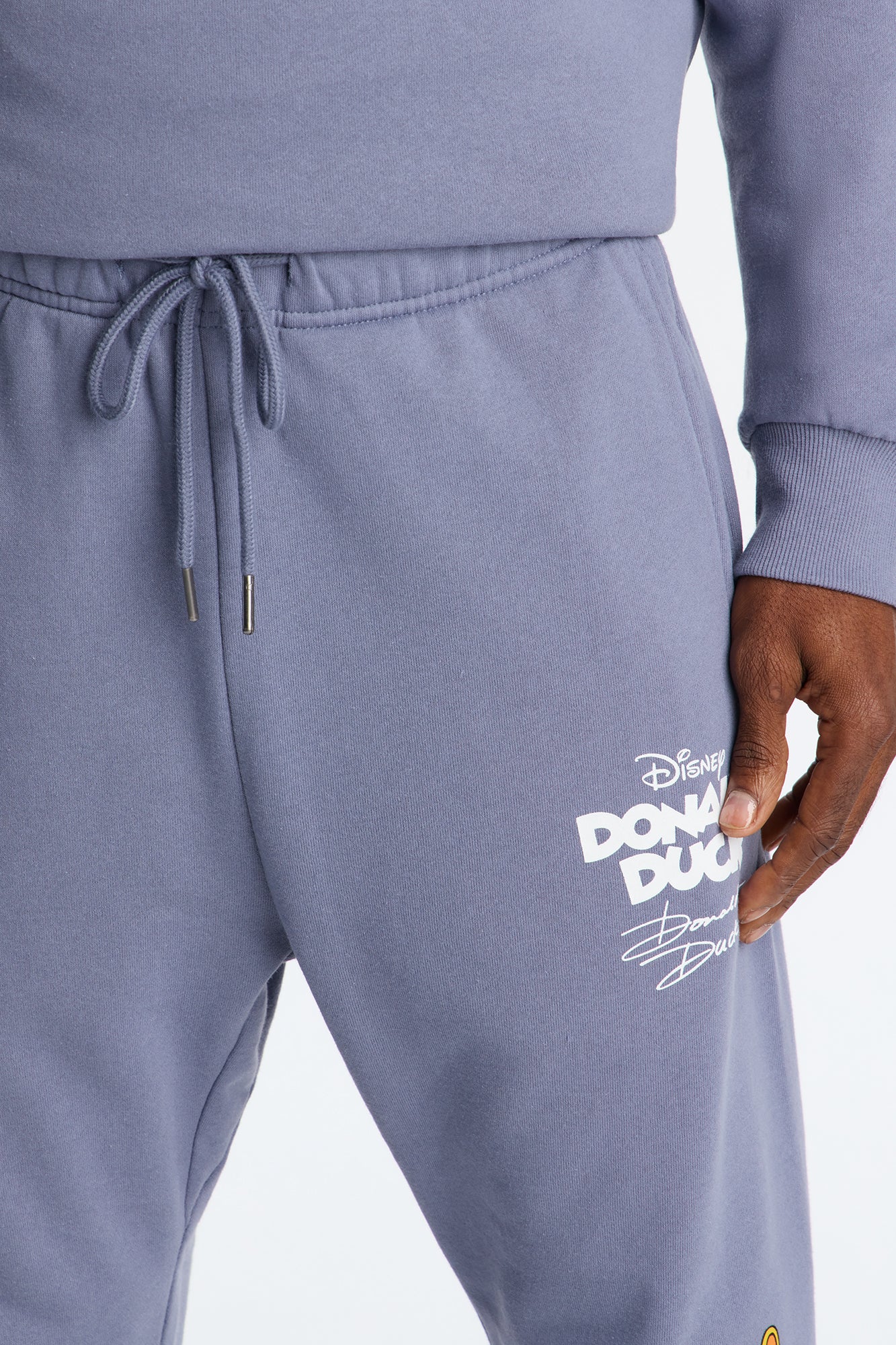Disney Aw Phooey Donald Embroidery Sweatpants - Slate Blue